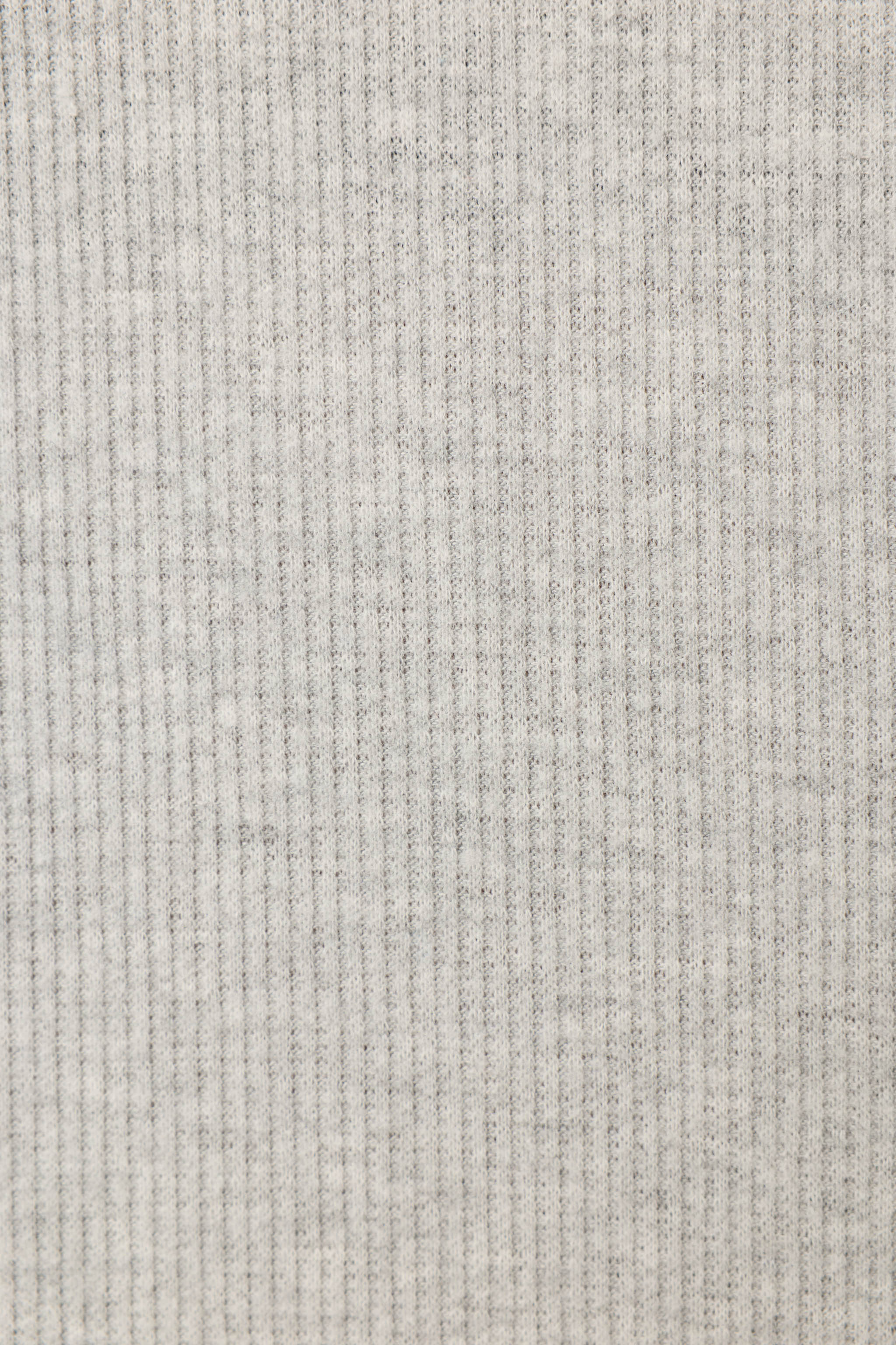 Textured Essentials Heather Grey Long Lounge Set - Image 6