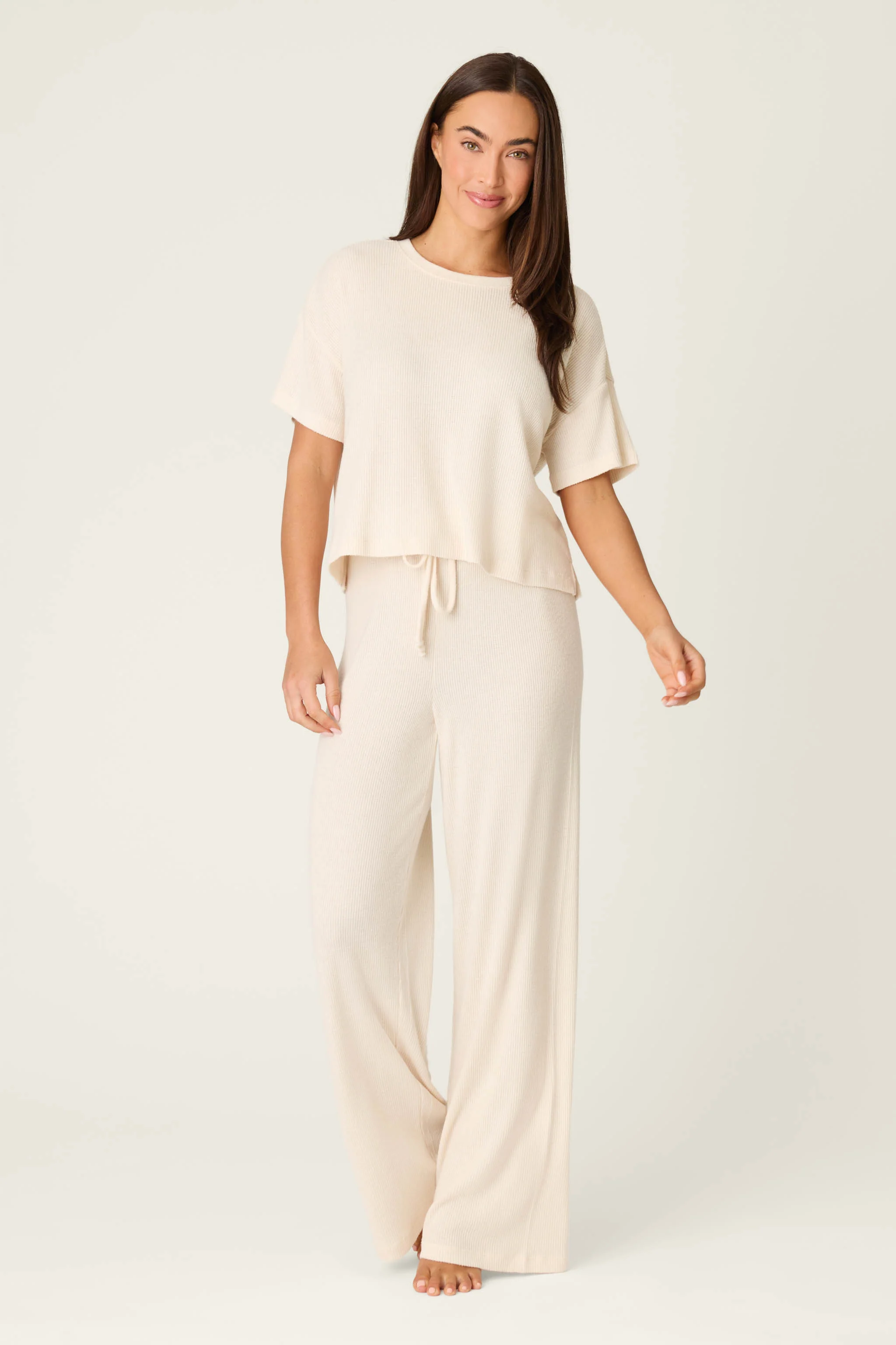 Textured Essentials Stone Long Lounge Set - Image 3