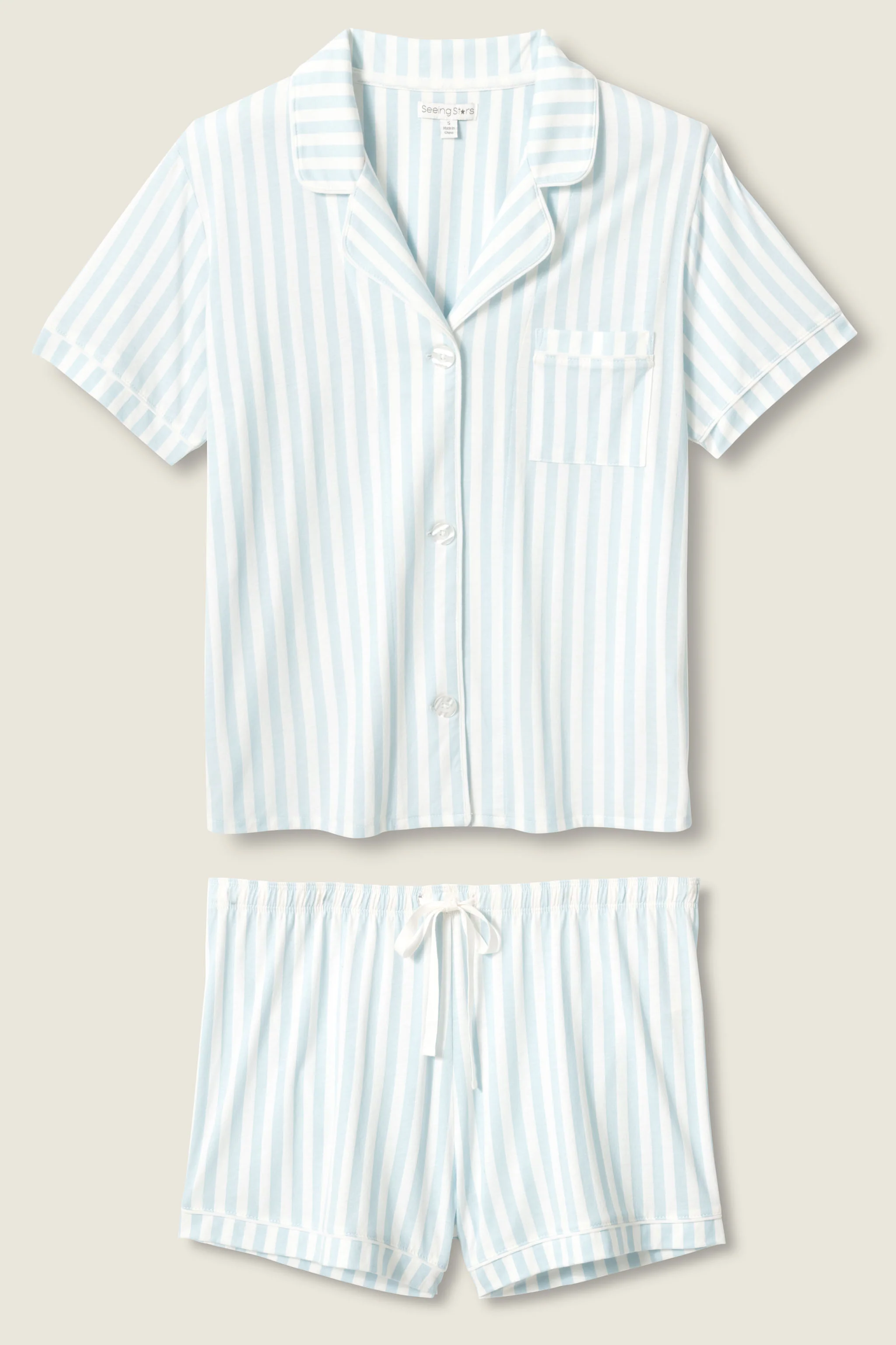 Seaside Stripe Short PJ Set - Image 7