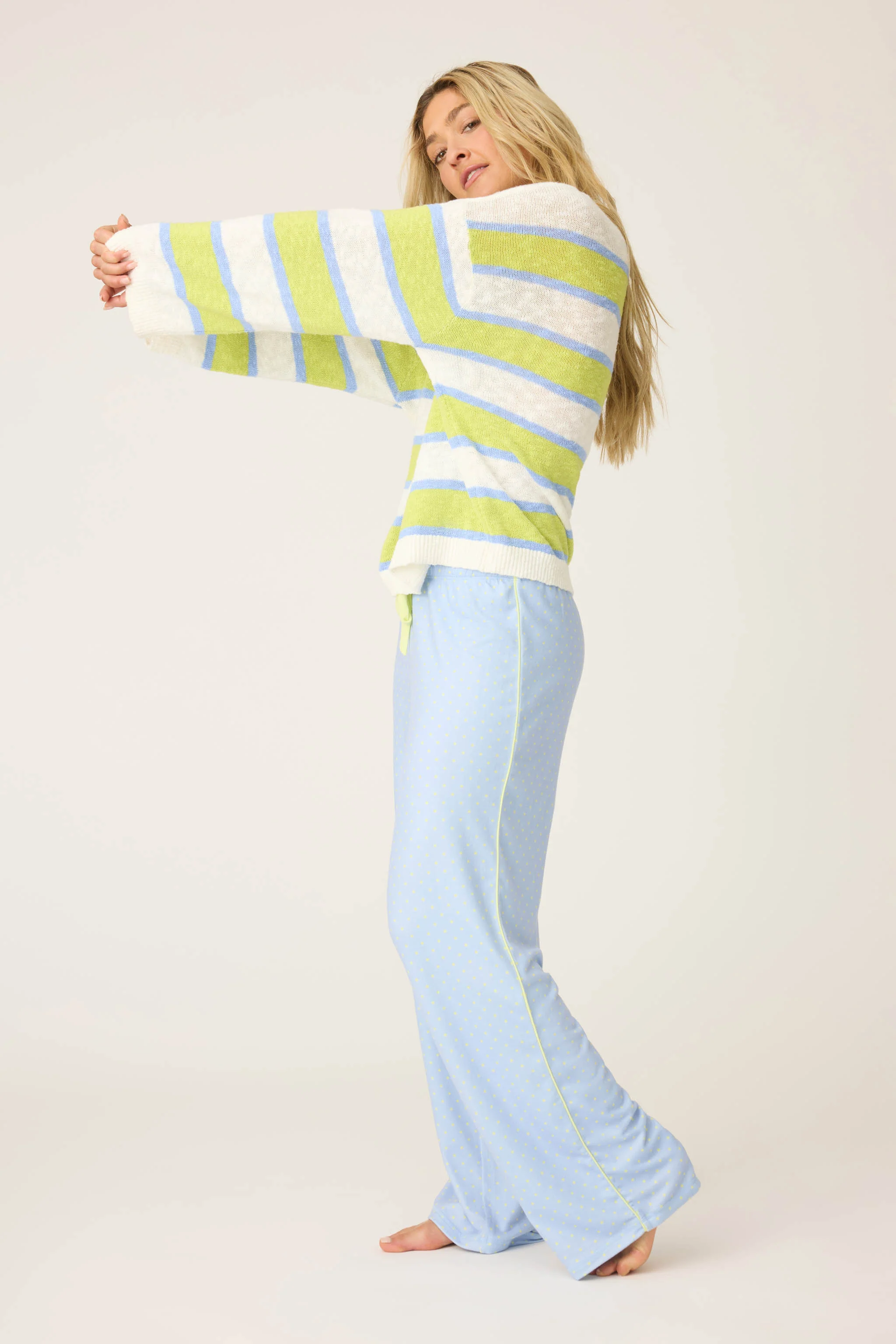 Beautiful Life Striped Snuggle Sweater - Image 10