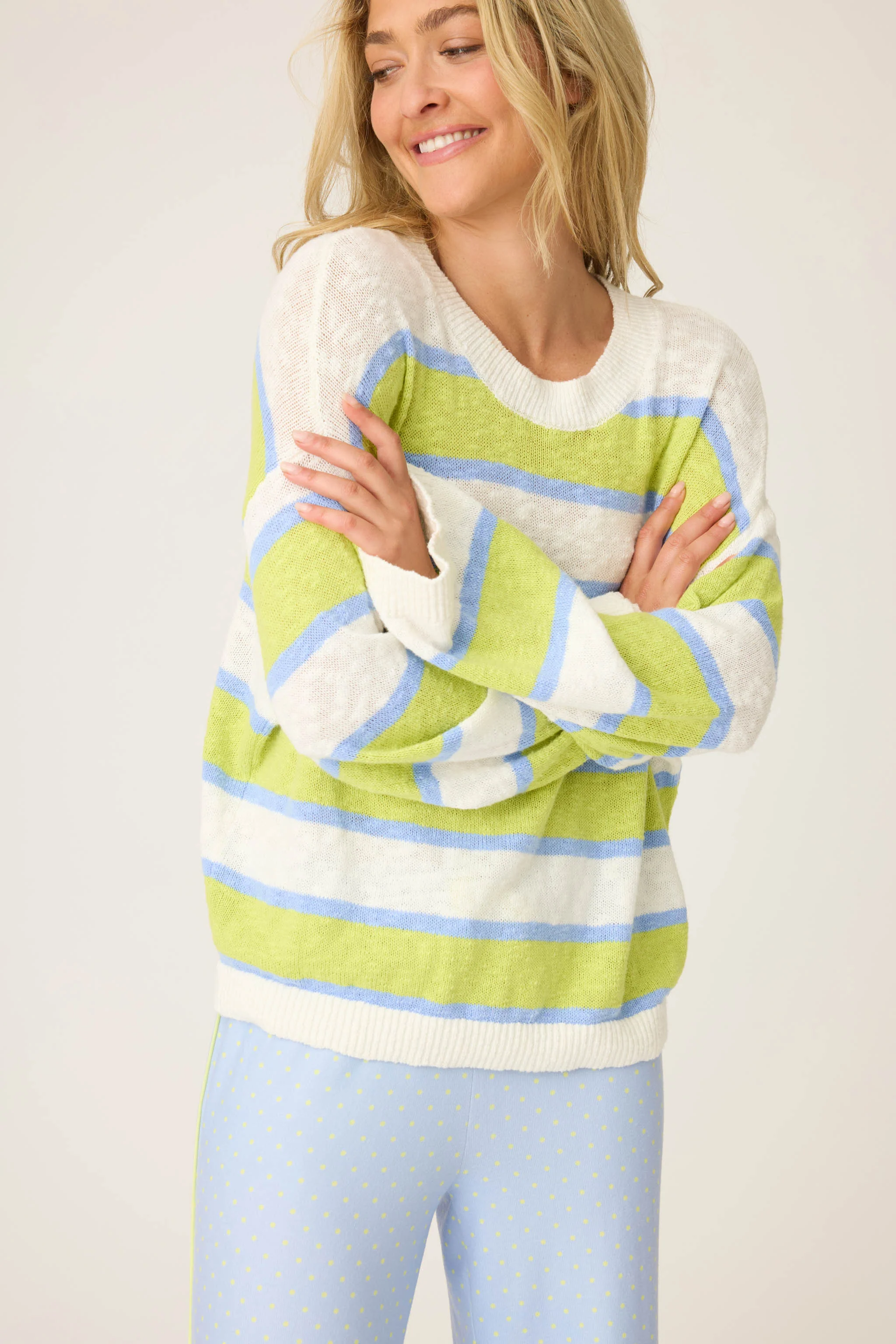 Beautiful Life Striped Snuggle Sweater - Image 12