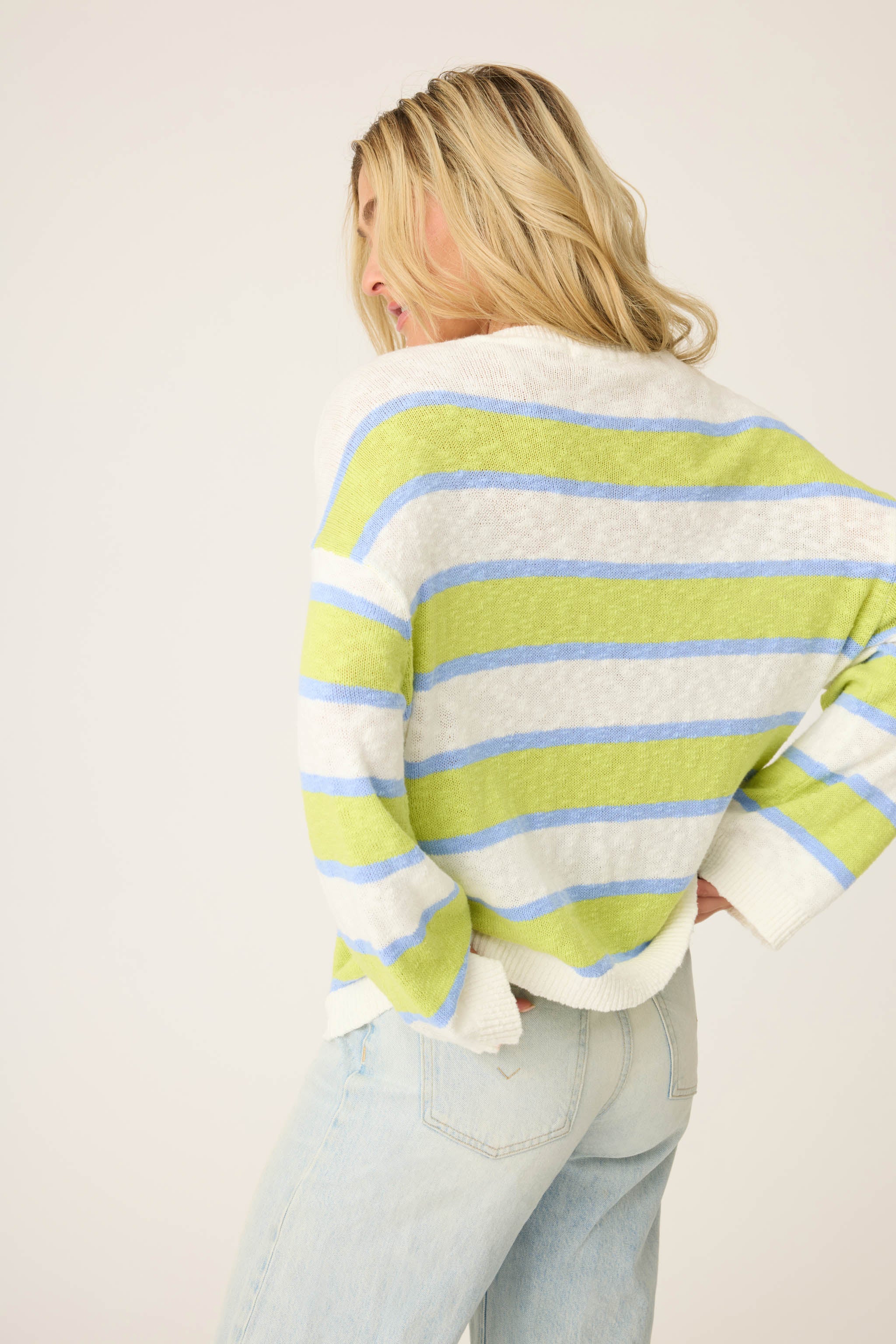 Beautiful Life Striped Snuggle Sweater - Image 6