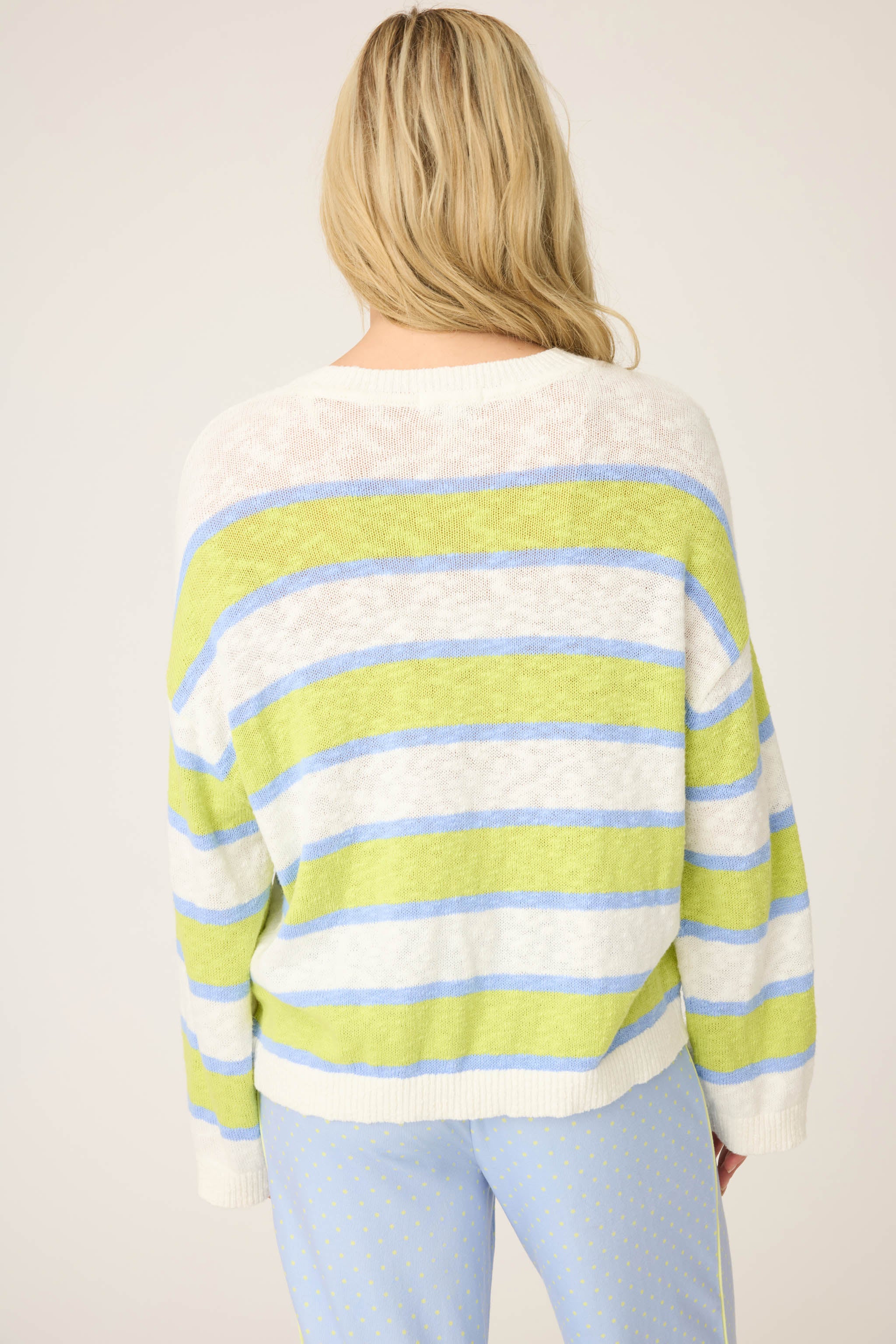 Beautiful Life Striped Snuggle Sweater - Image 9