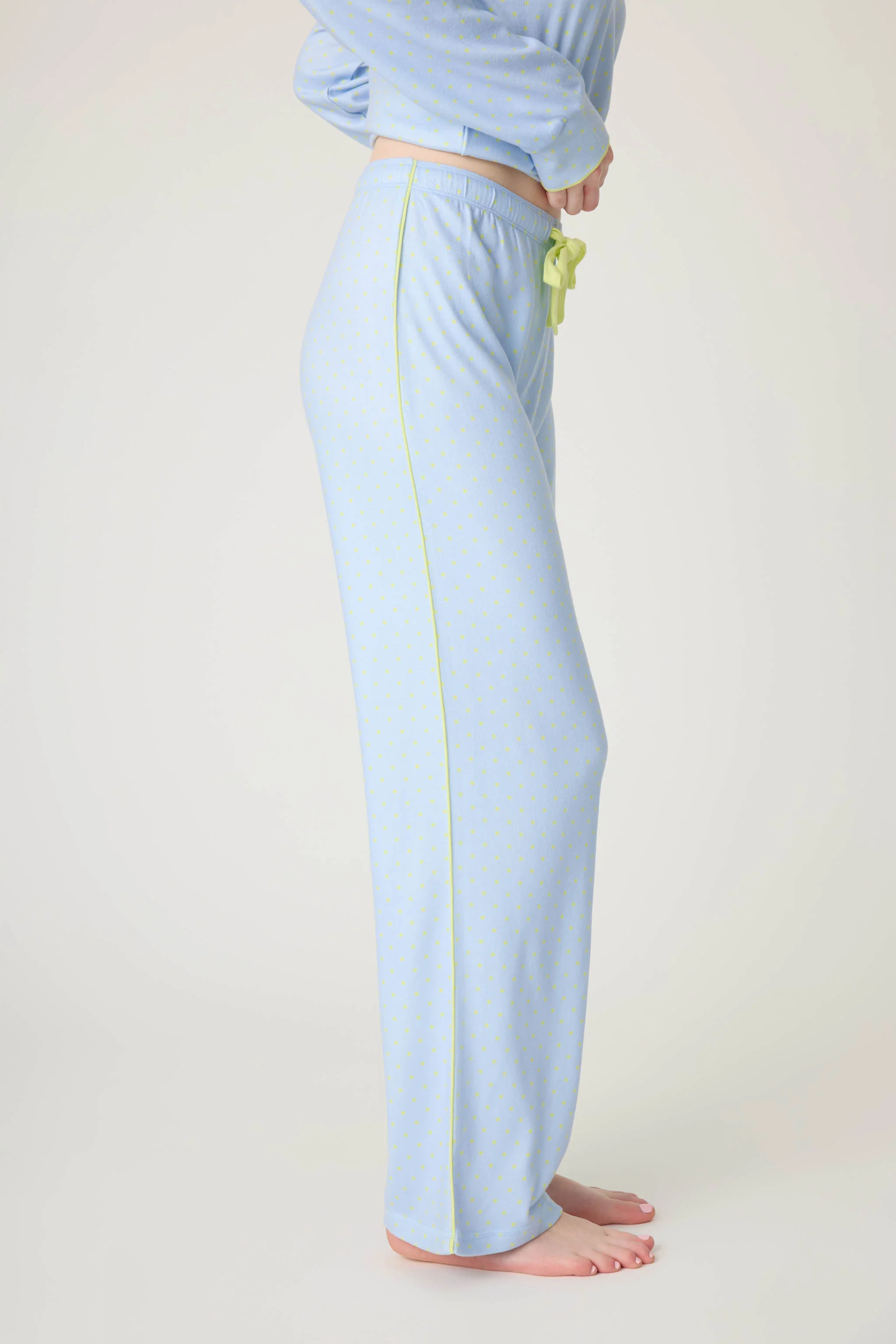 Beautiful Life Polka Dot Open Leg Pant - Image 3