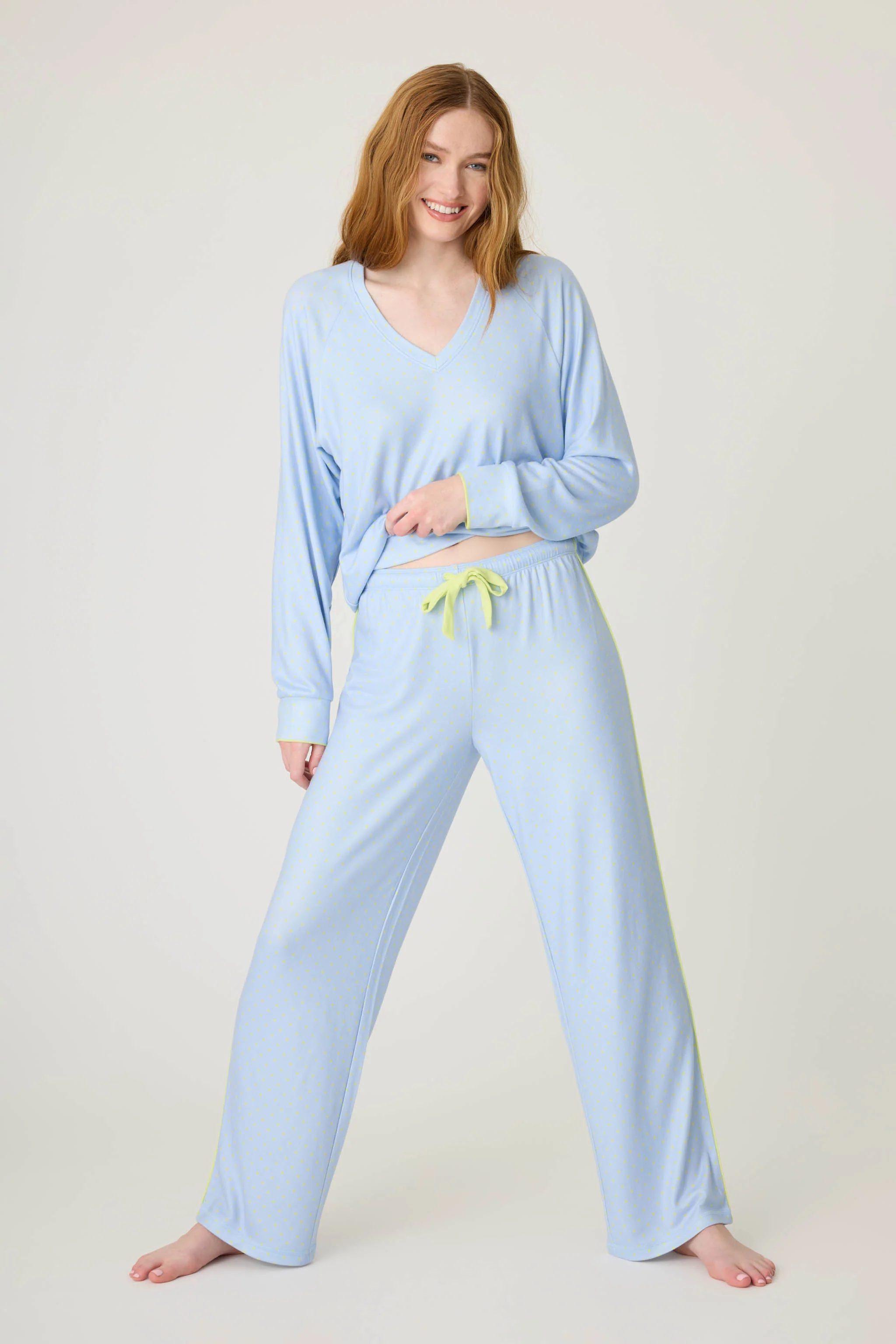 Beautiful Life Polka Dot Open Leg Pant - Image 4