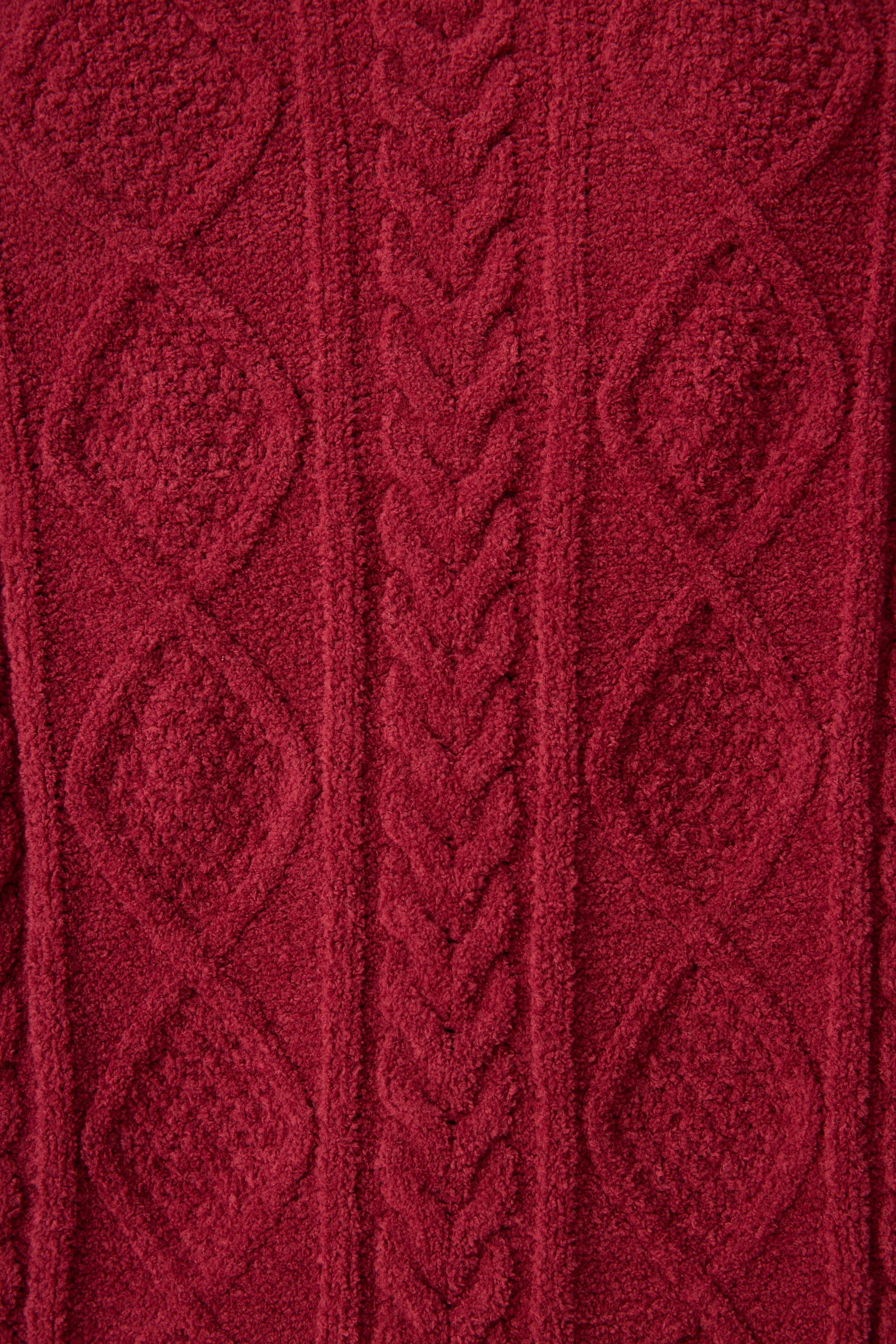 Chenille Cable Knit Port Slippers - Image 5