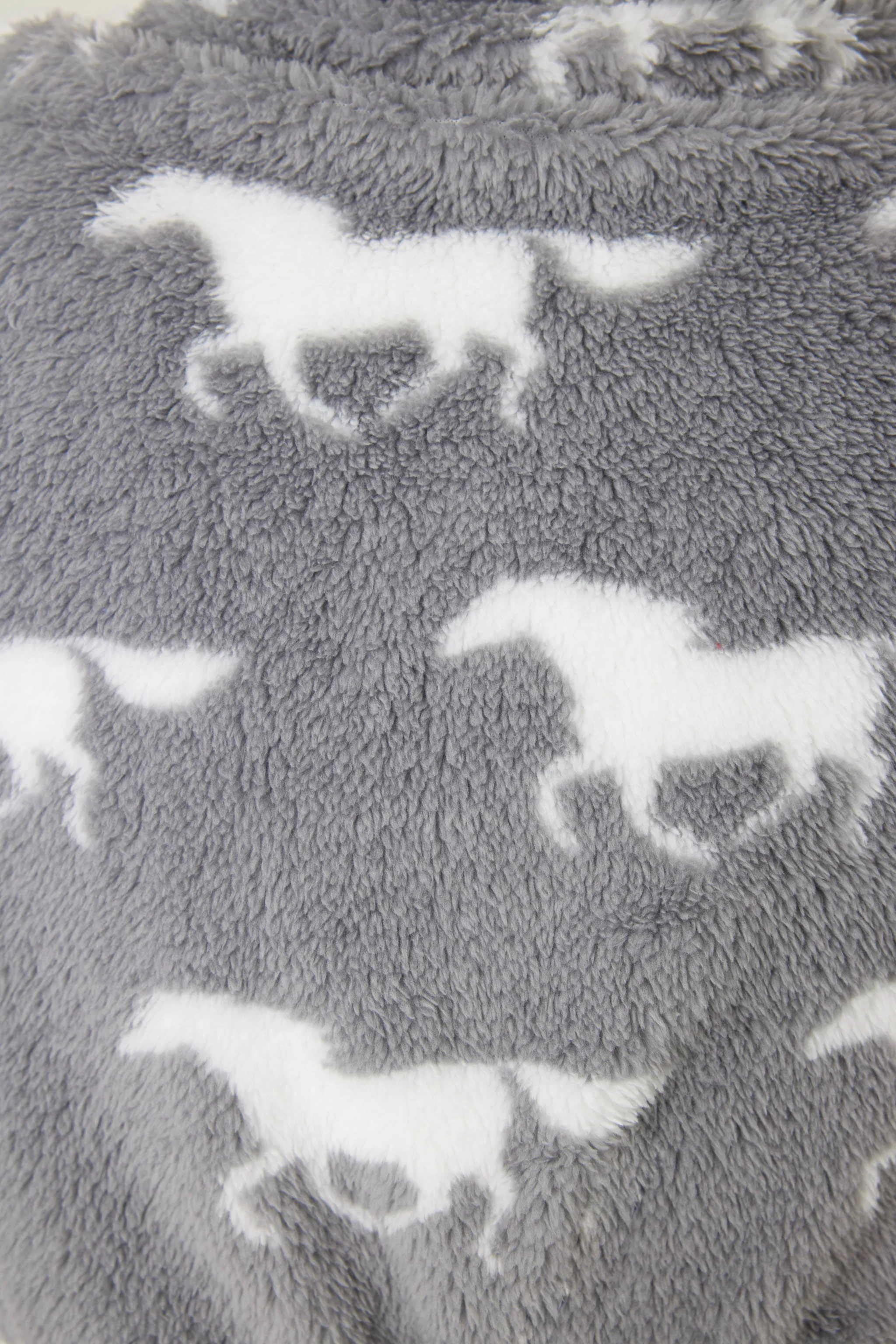 Let's Get Cozy Plush Horse Print Robe - Image 5
