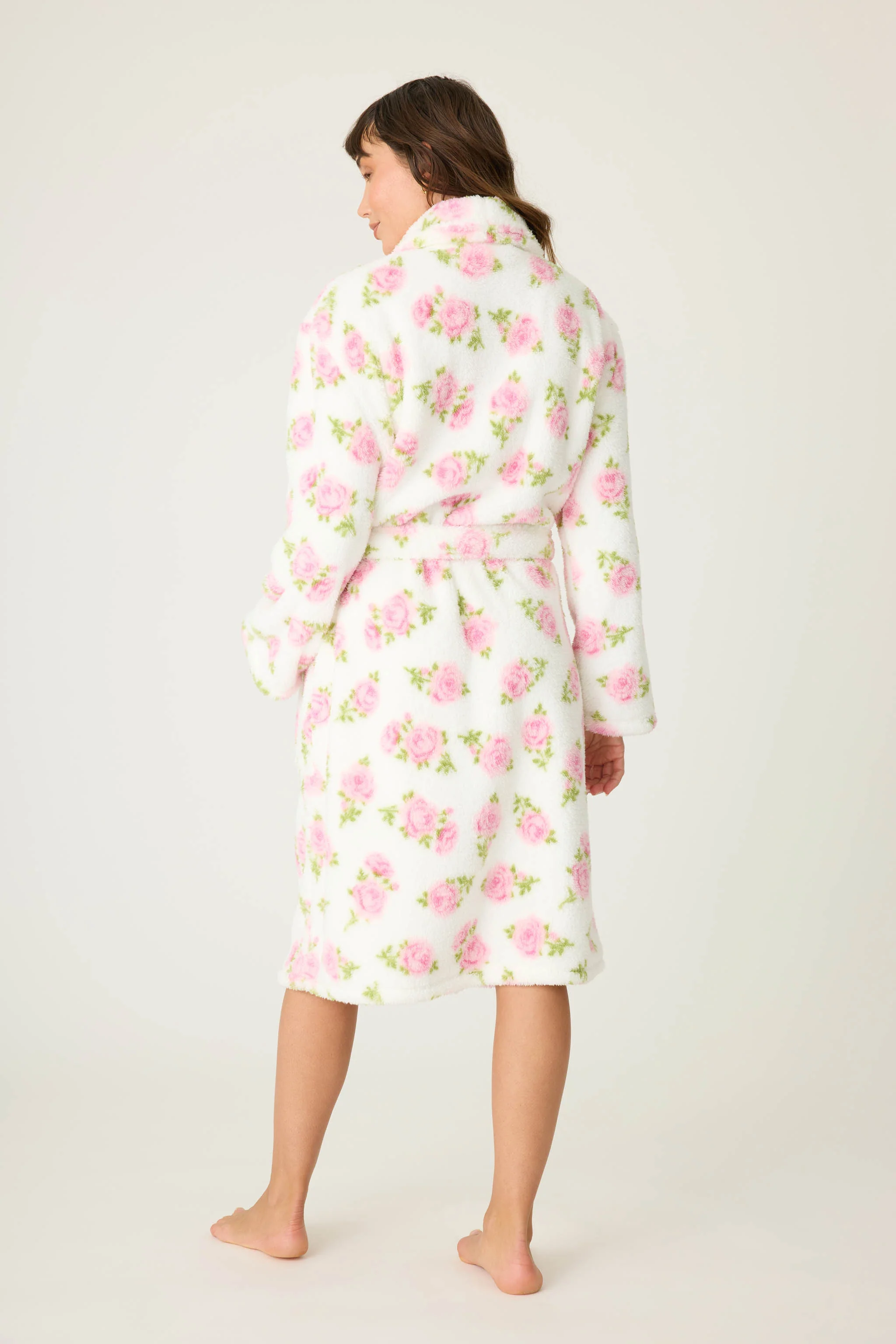 Let's Get Cozy Floral Print Robe - Image 6