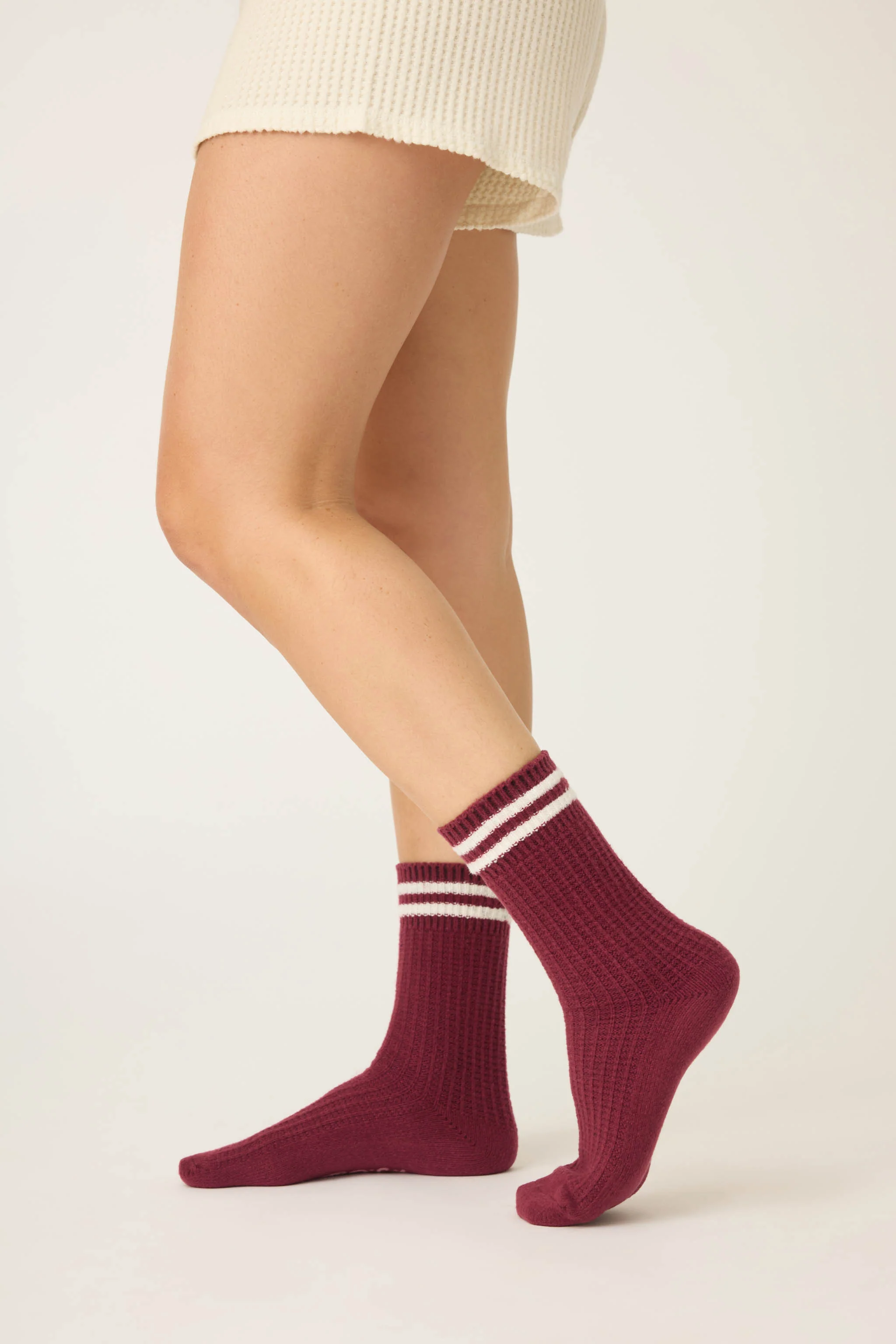 Let's Get Cozy Solid Crew Socks - Image 4