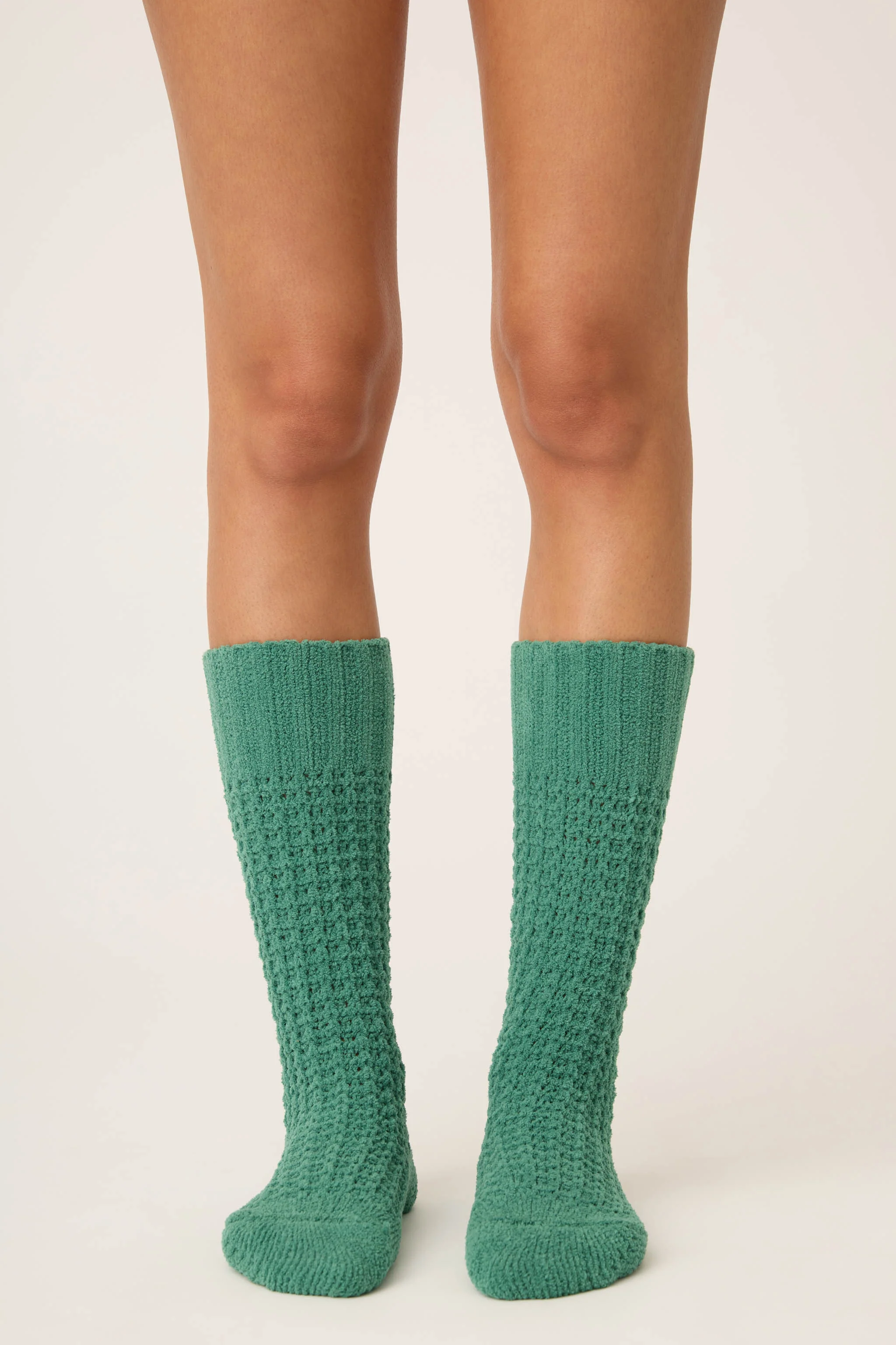 Chenille Waffle Crew Socks - Image 2