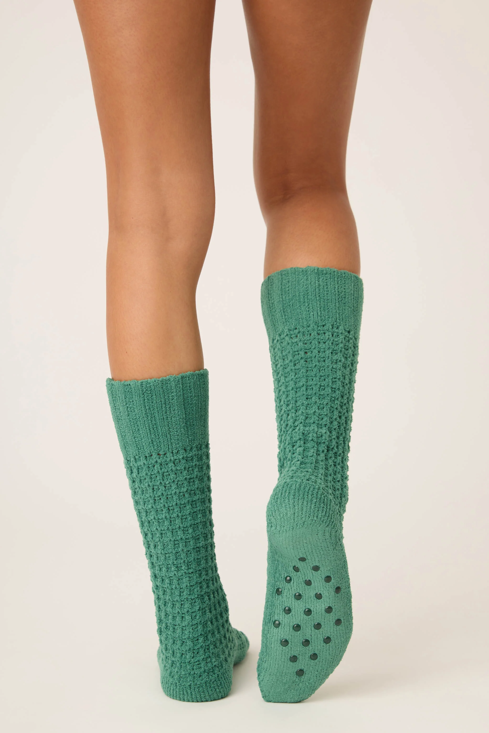 Chenille Waffle Crew Socks - Image 4