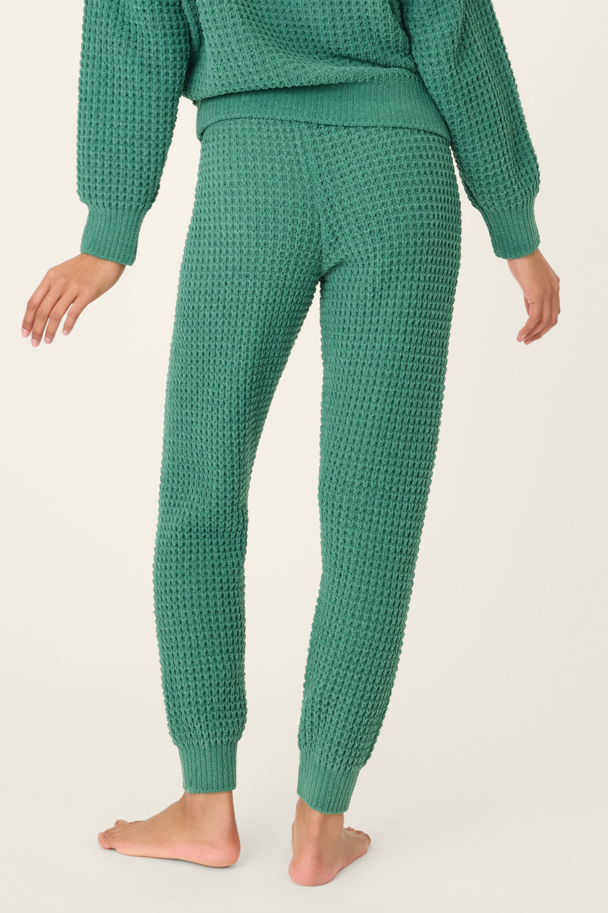Chenille Waffle Forest Banded Pants - Image 4