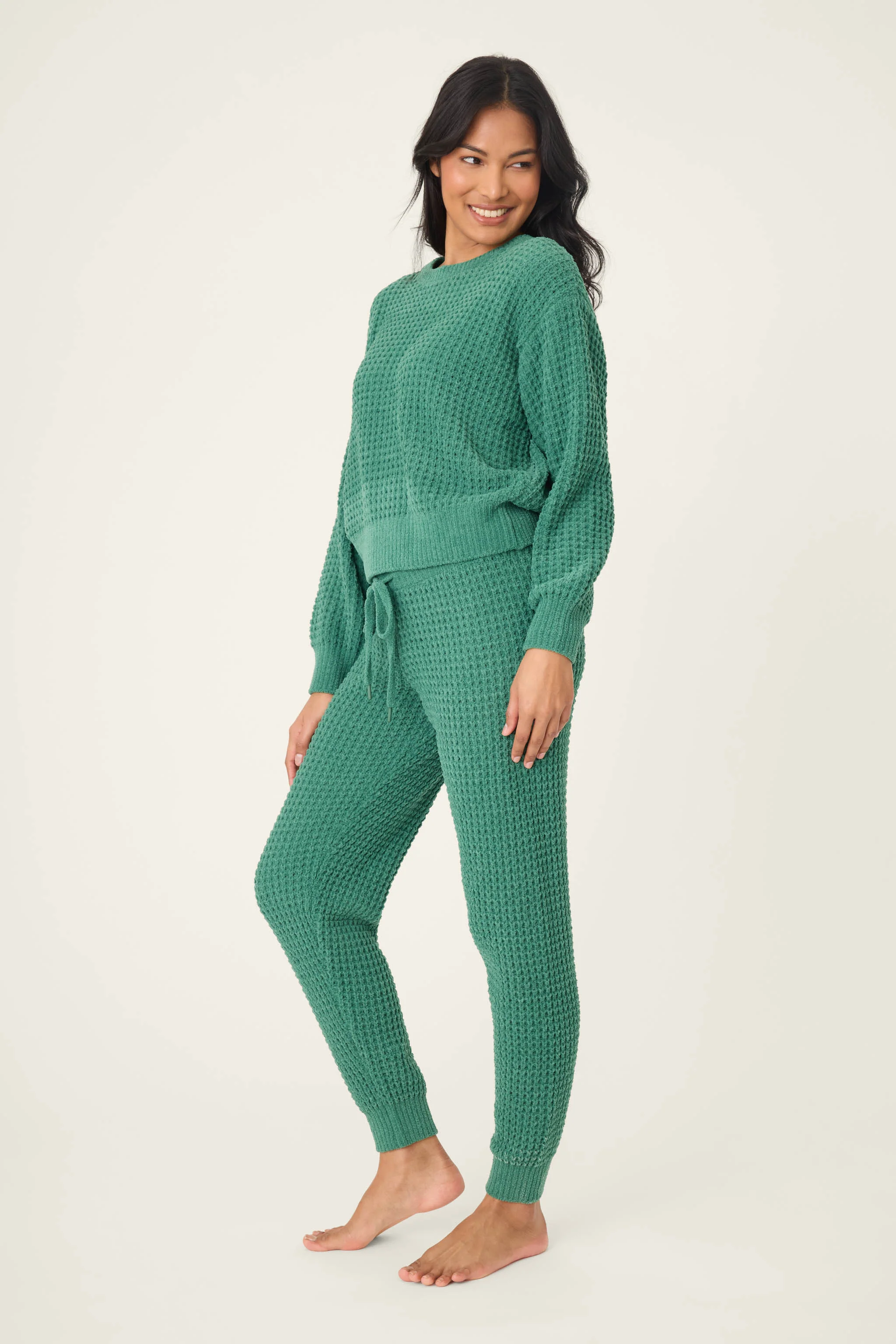 Chenille Waffle Forest Lounge Set - Image 4