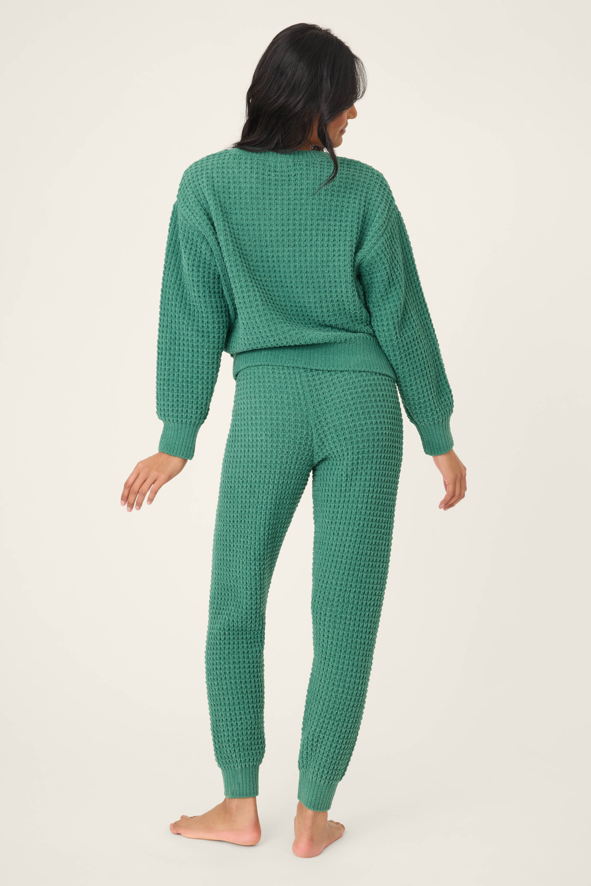 Chenille Waffle Forest Lounge Set - Image 5