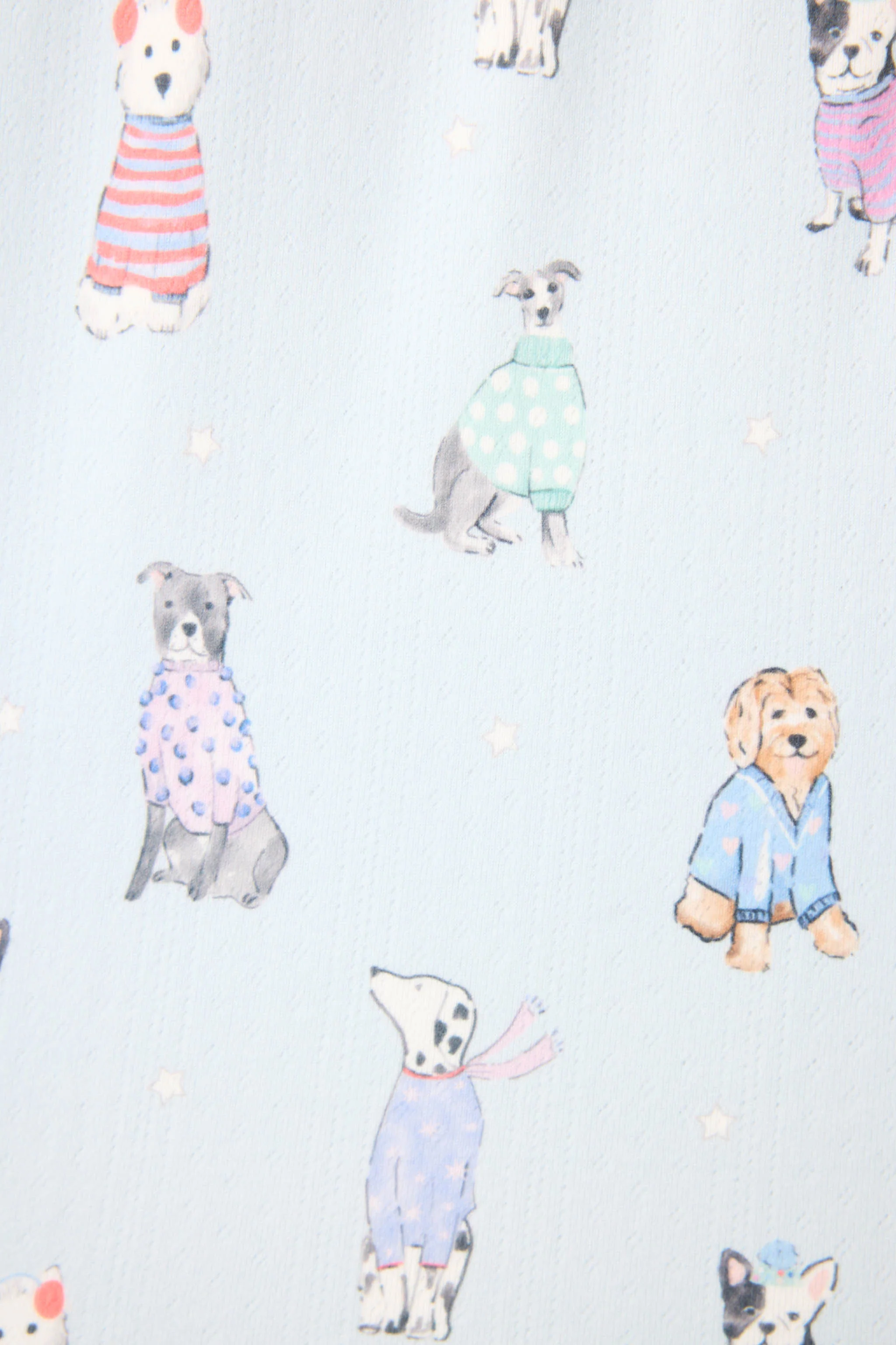 Doggone Cold Dog Print Pointelle Shorts - Image 2