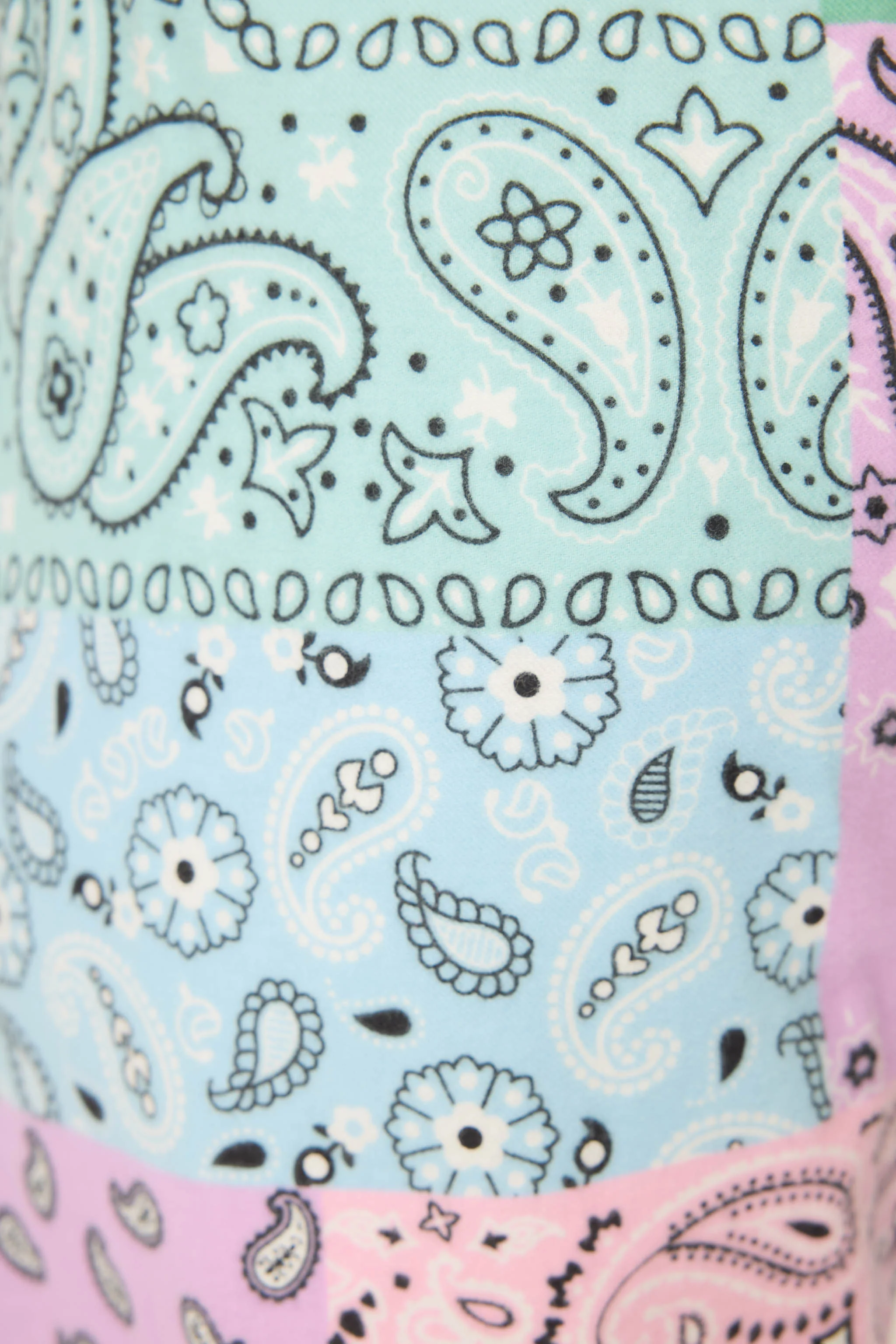 Howdy Honey Paisley Print Flannel Pant - Image 2