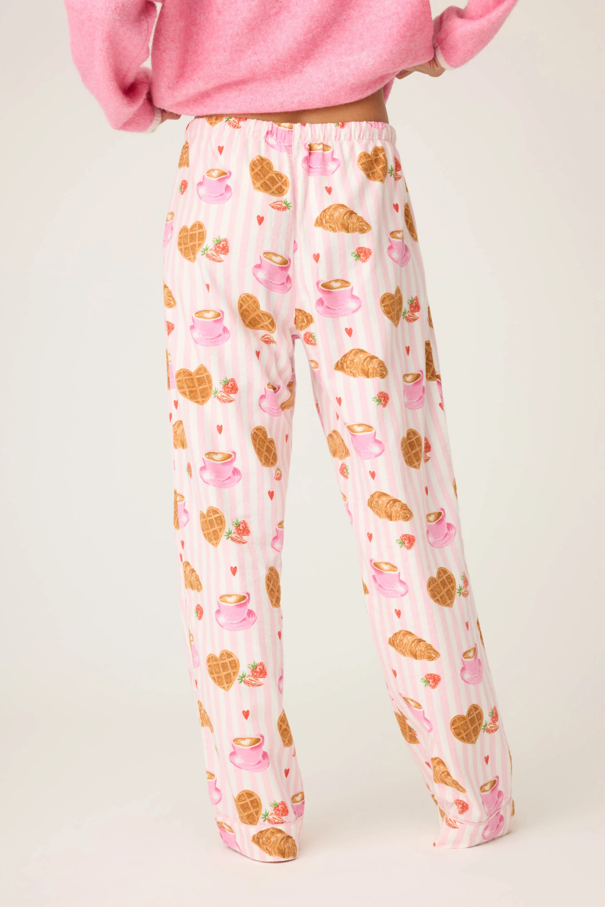 Brunch Club Breakfast Print Flannel Pant - Image 4