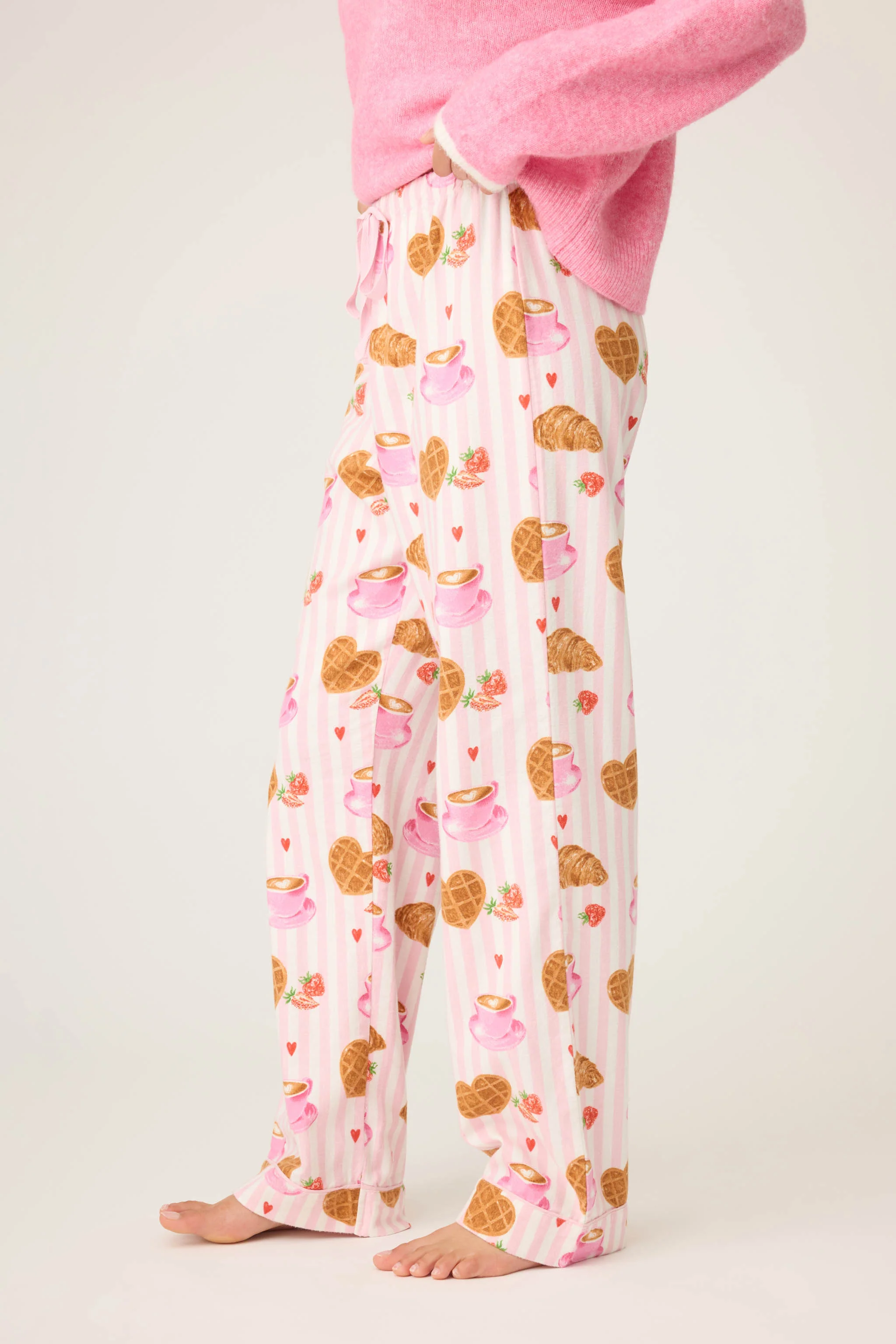 Brunch Club Breakfast Print Flannel Pant - Image 5