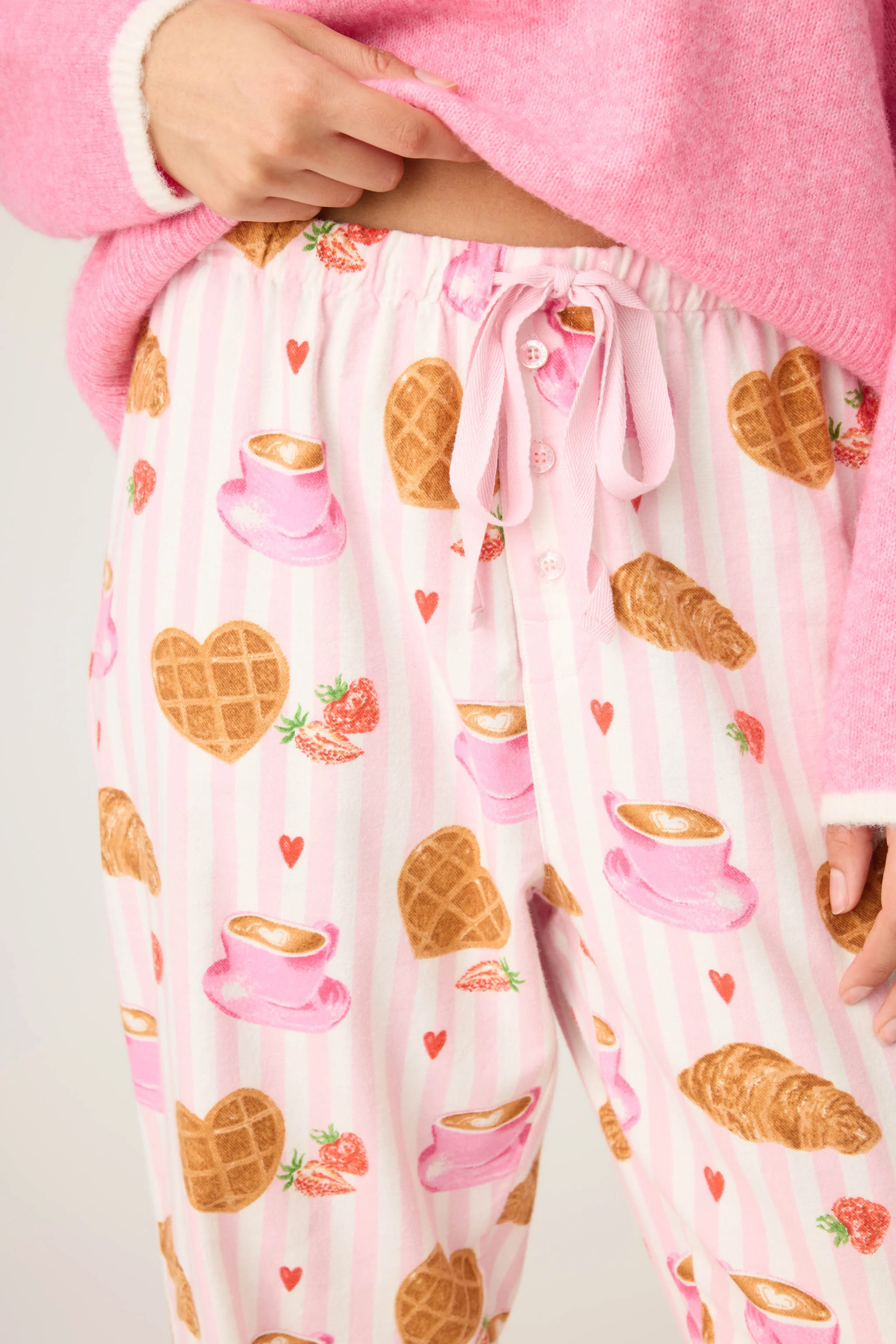 Brunch Club Breakfast Print Flannel Pant - Image 6
