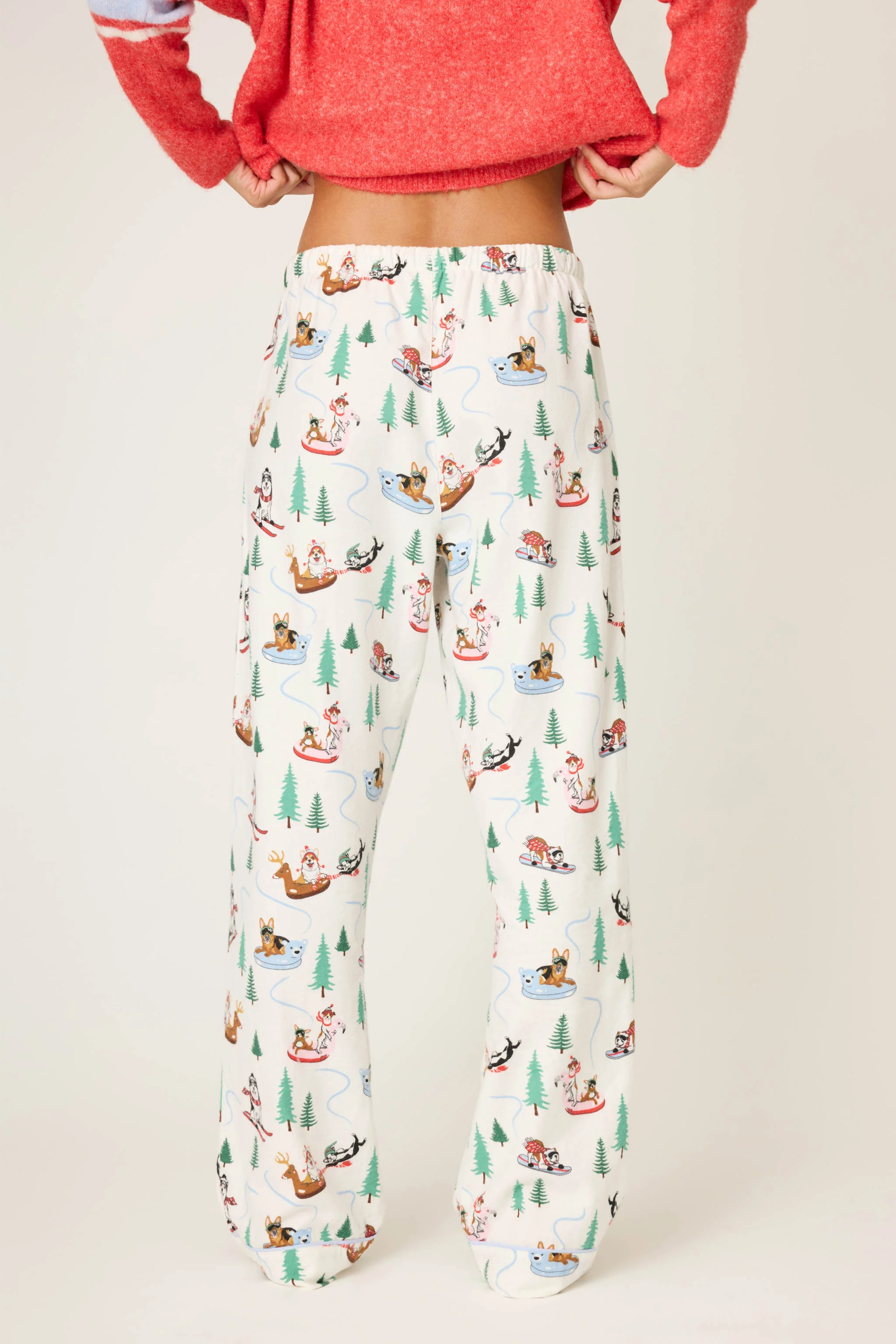 Sleigh All Day Winter Print Flannel Pant - Image 4