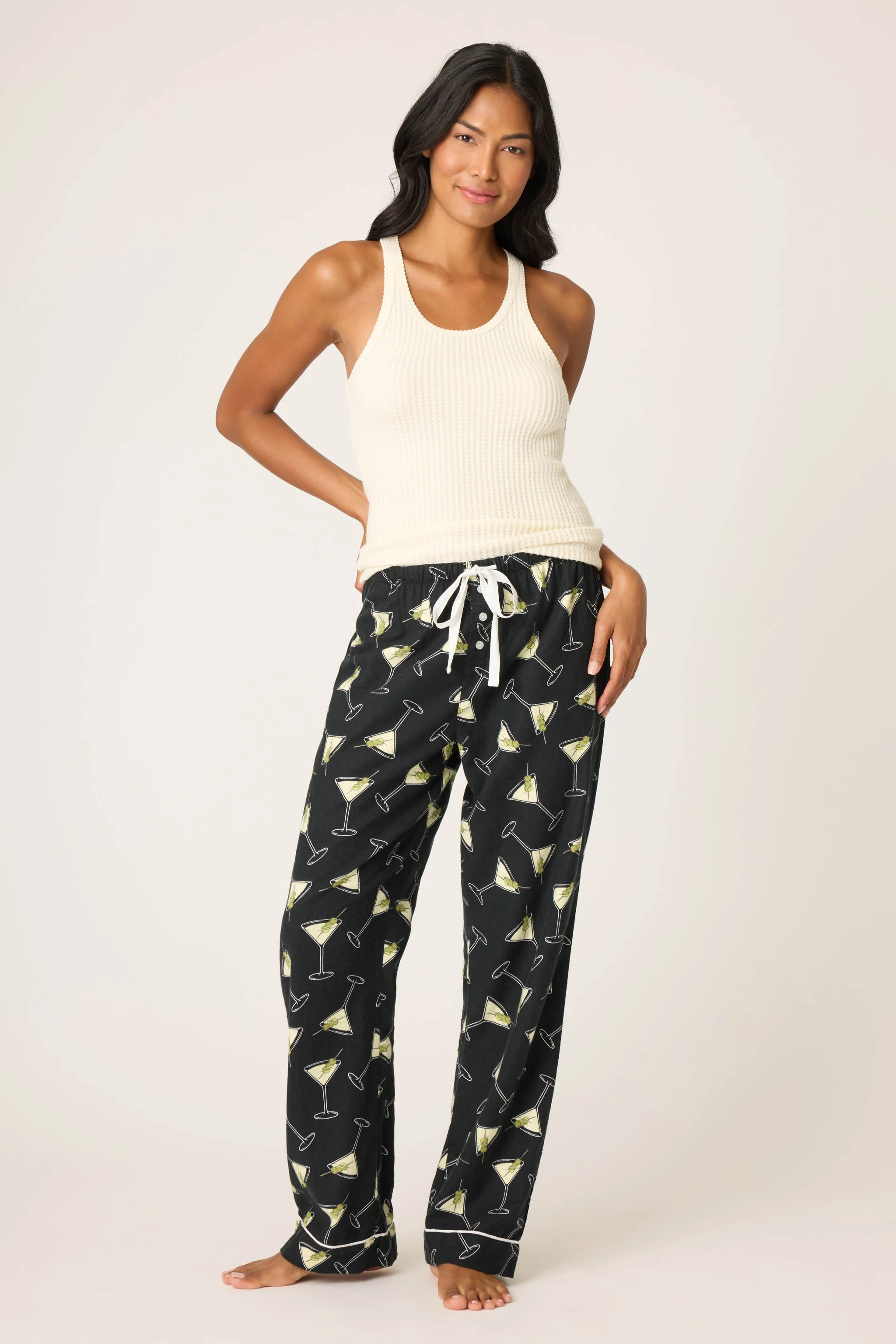 Merrier With A Martini Flannel Pants - Image 3