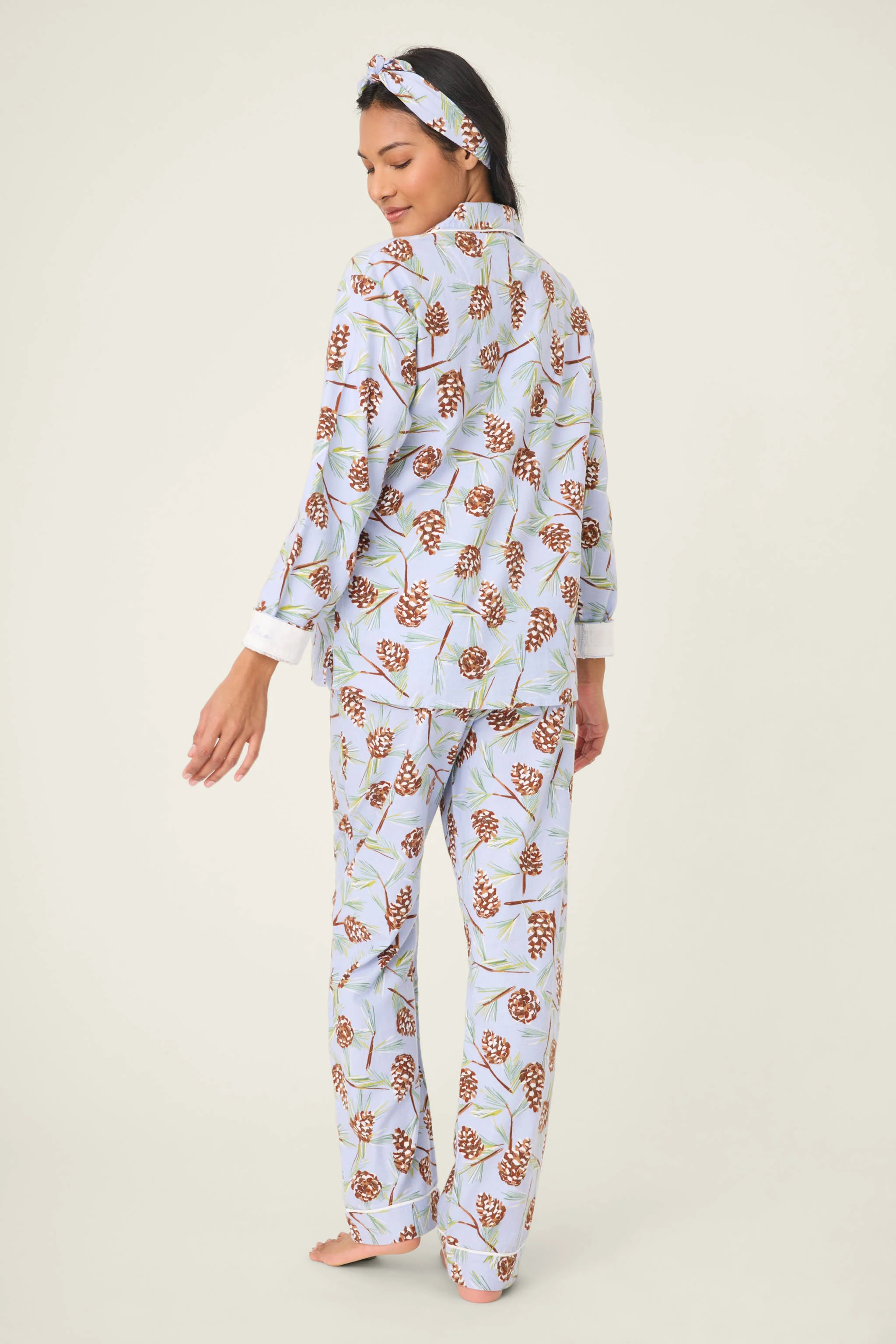 Feelin' Pine 3-Piece Winter Print Flannel PJ Set - Image 4