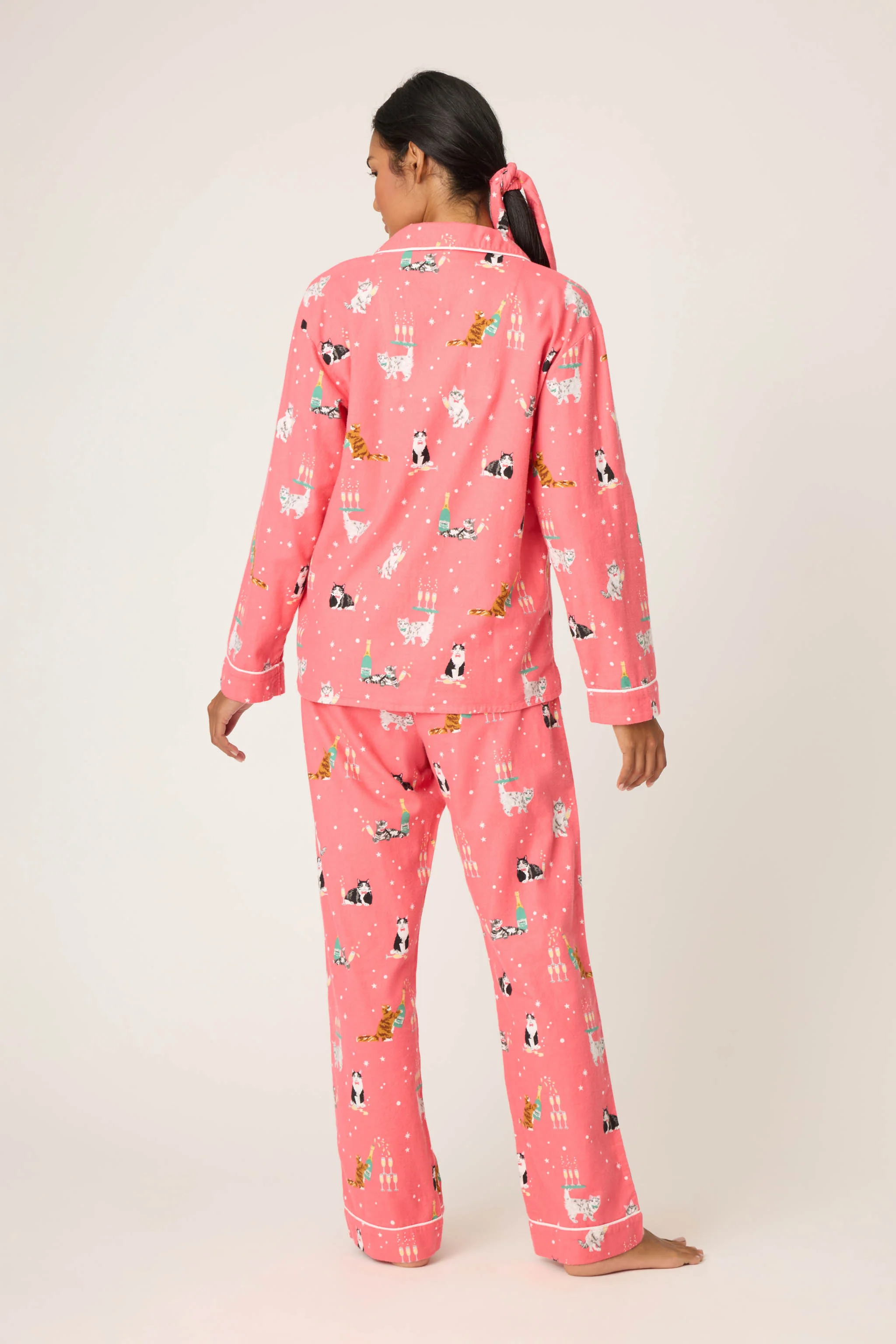 Let's Get Fizzical 3-Piece Flannel PJ Set - Image 4