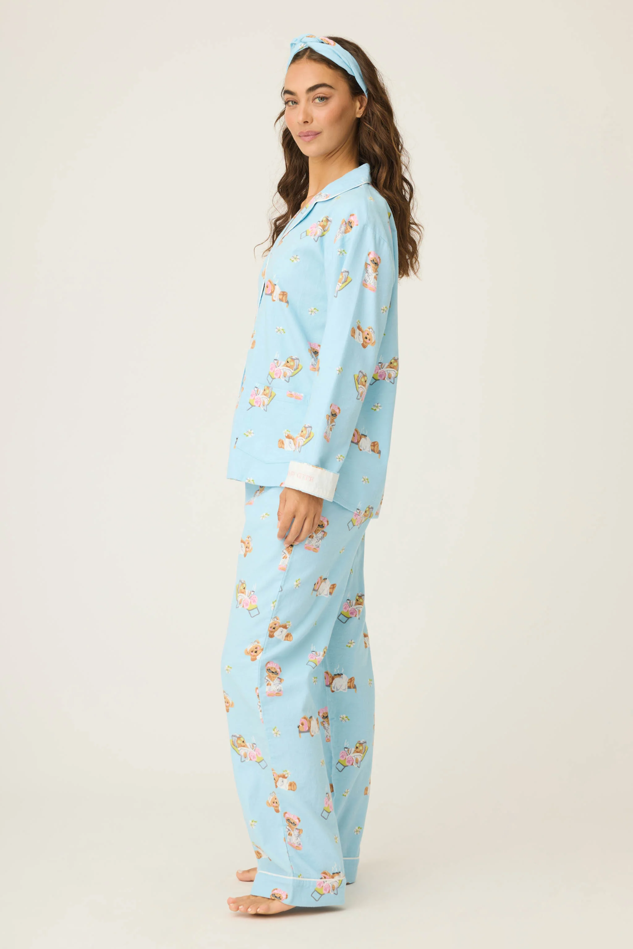 Beary Cute 3-Piece Flannel PJ Set - Image 5