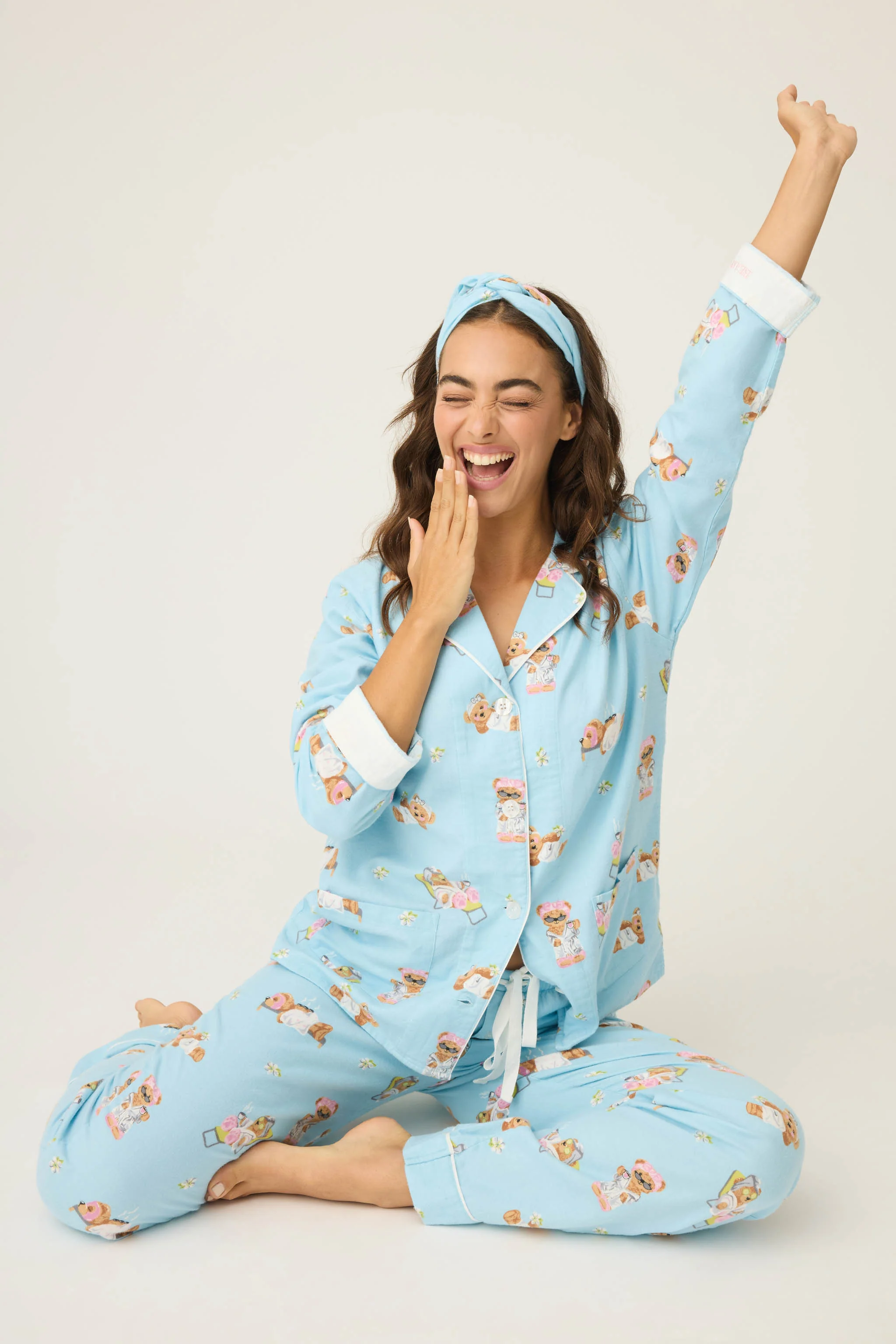 Beary Cute 3-Piece Flannel PJ Set - Image 7