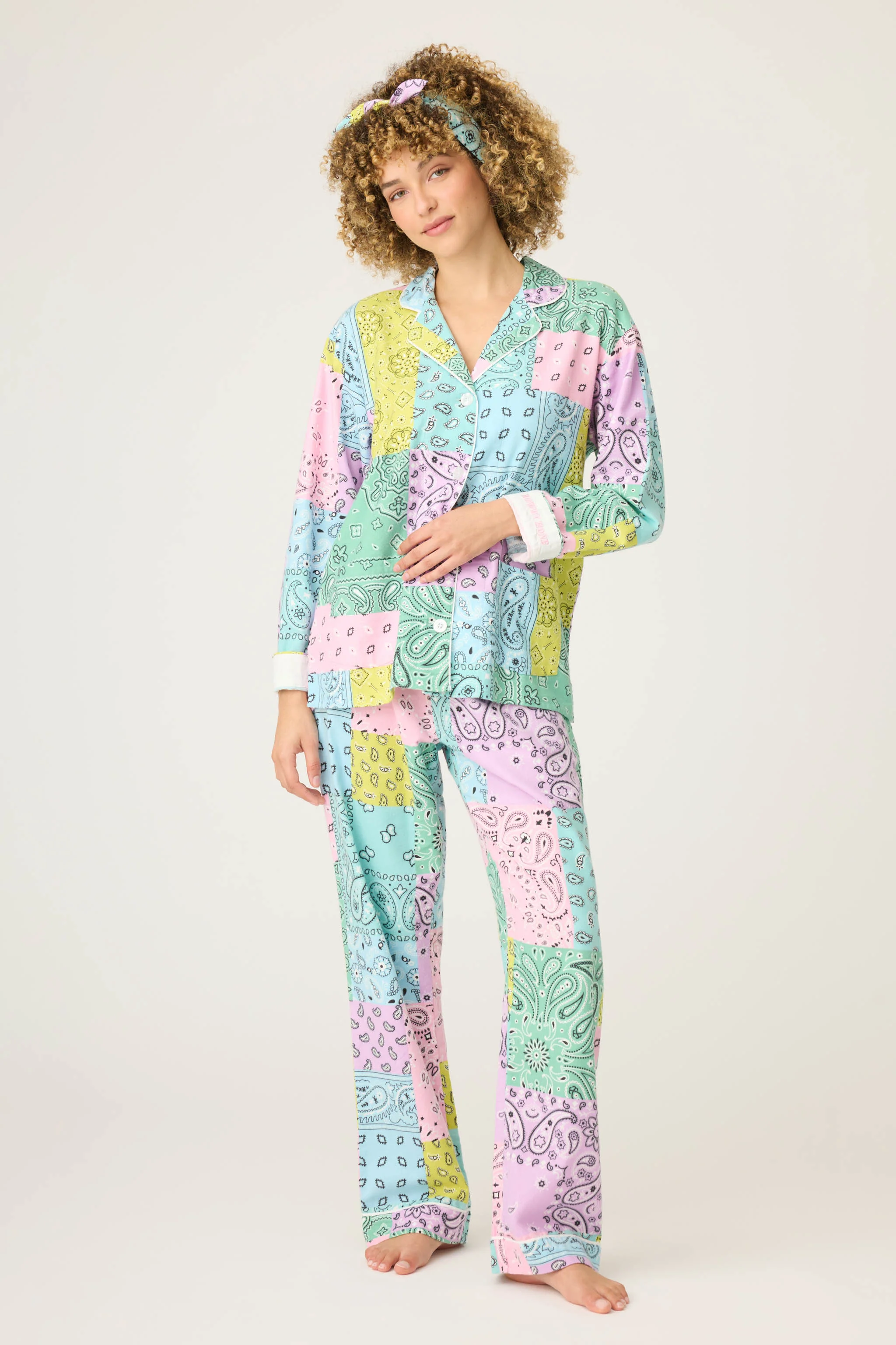 Howdy Honey Paisley 3-Piece Flannel PJ Set - Image 3