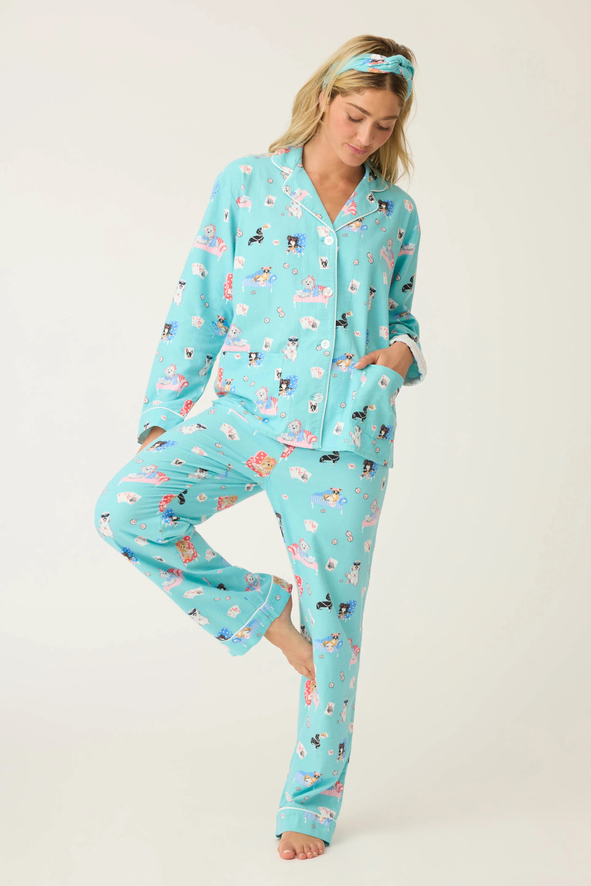 This Is How I Roll 3-Piece Flannel PJ Set - Image 3