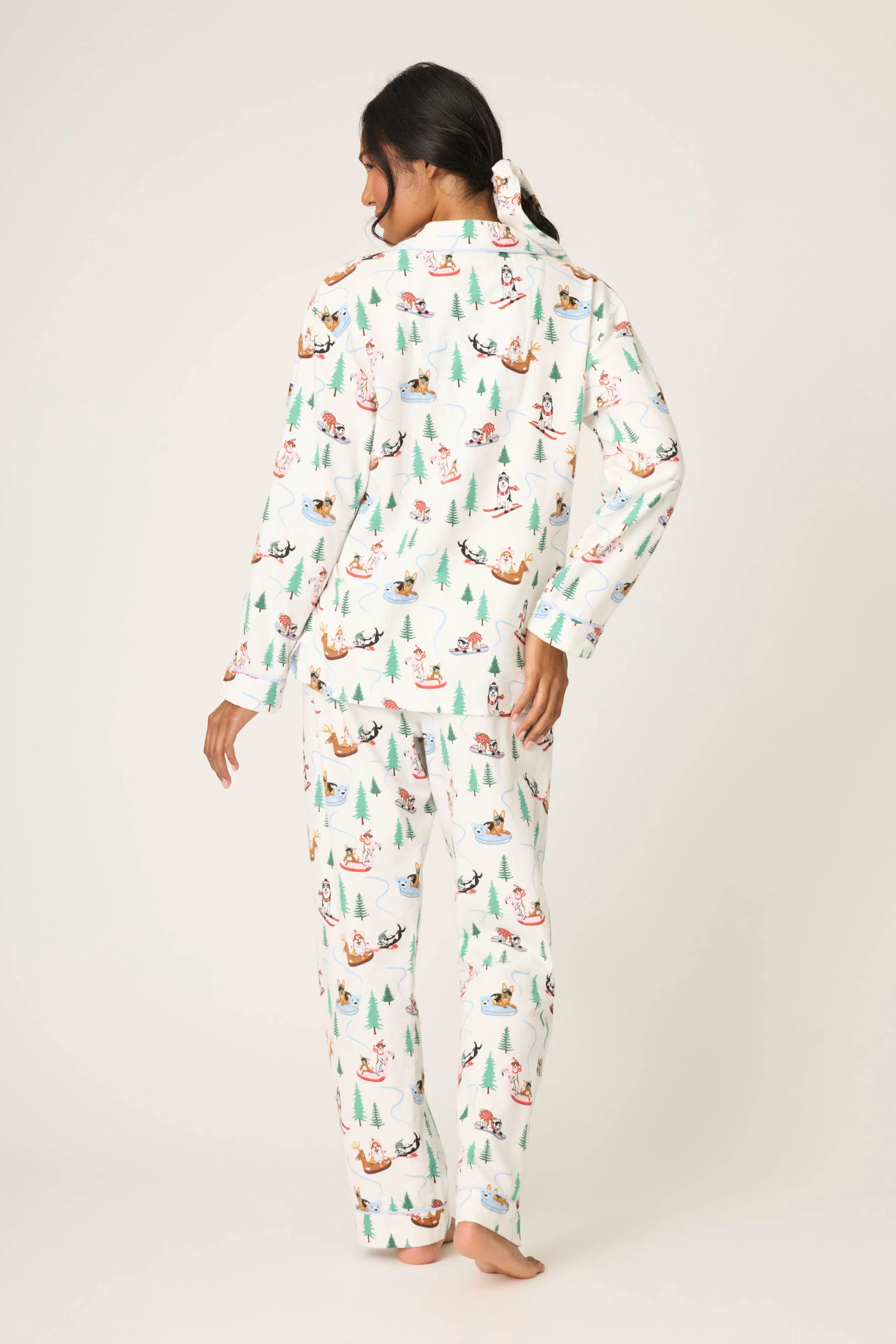 Sleigh All Day 3-Piece Flannel PJ Set - Image 4