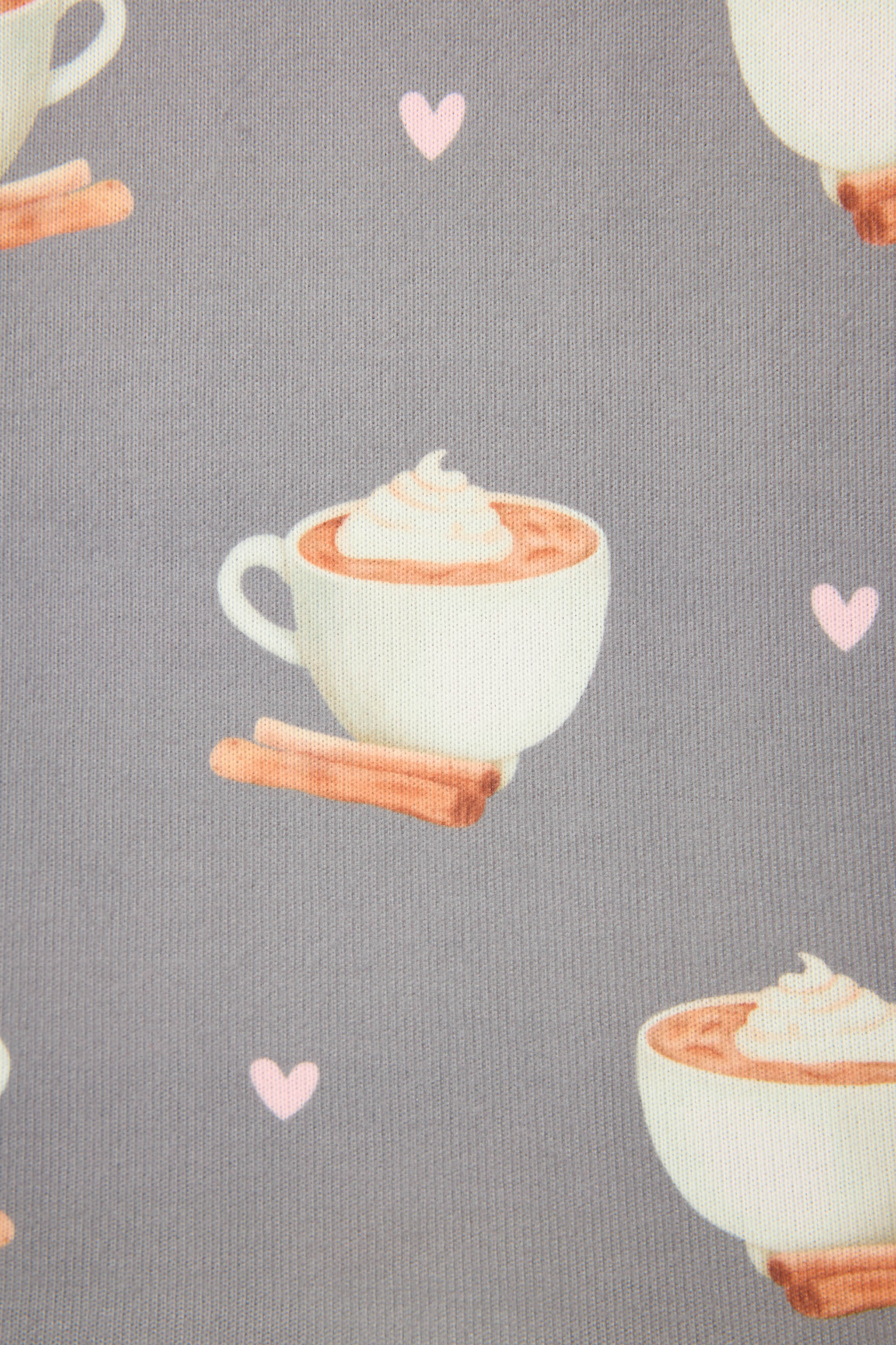 Love You A Latte Coffee Print Shorts - Image 7