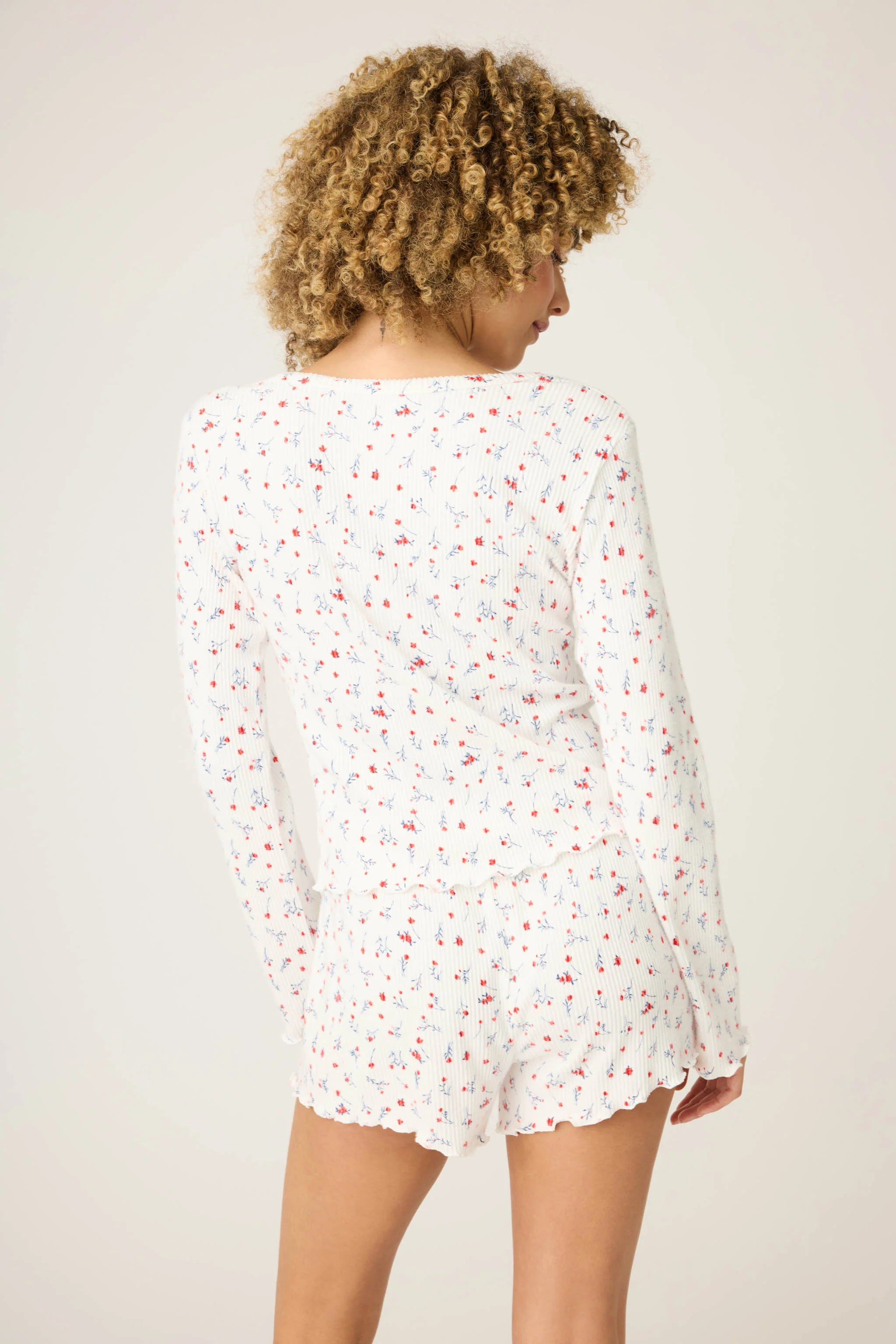 La Rose Ditsy Floral Print Cardigan - Image 5