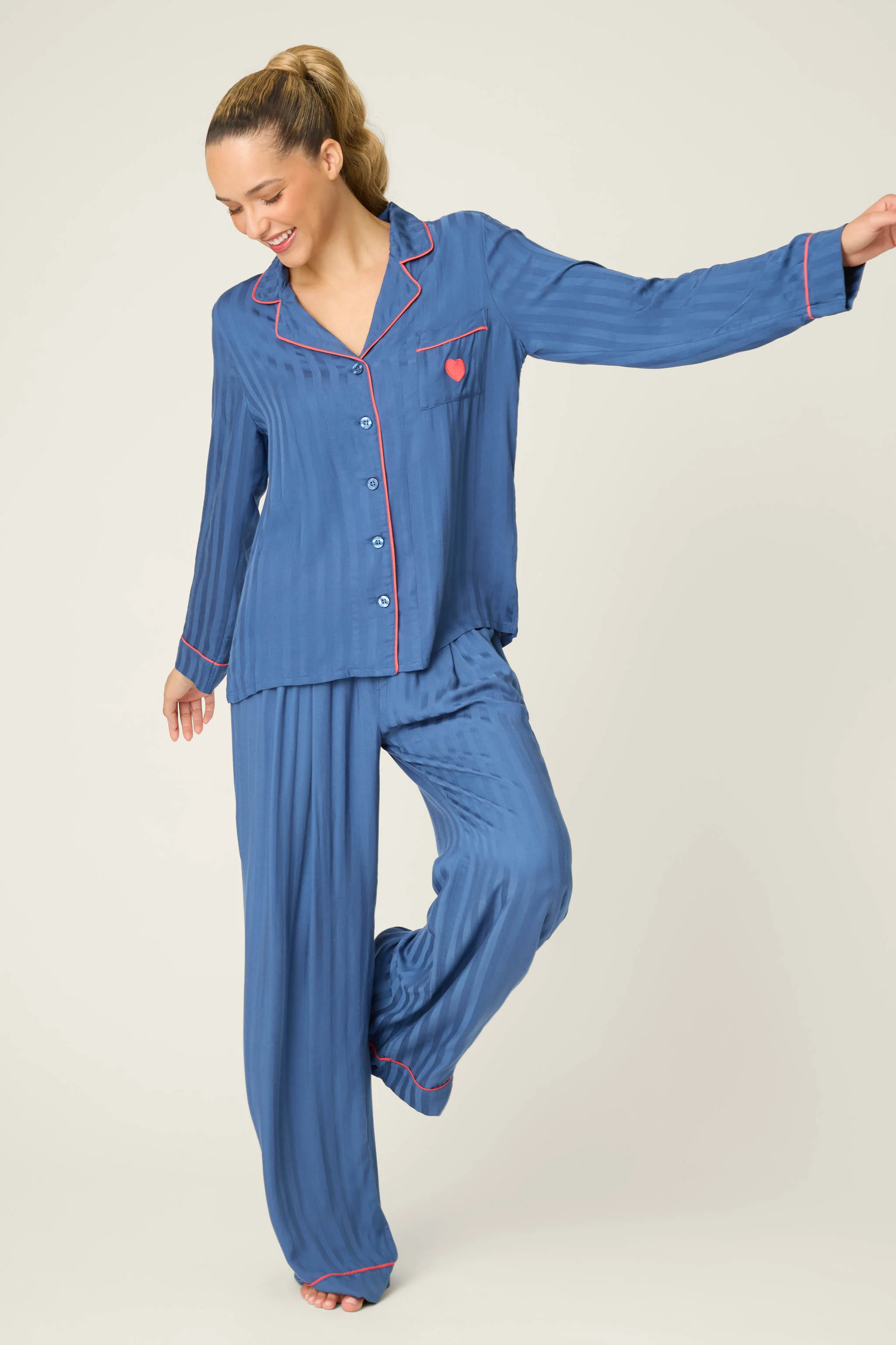 La Rose Striped Long Sleeve Top - Image 4