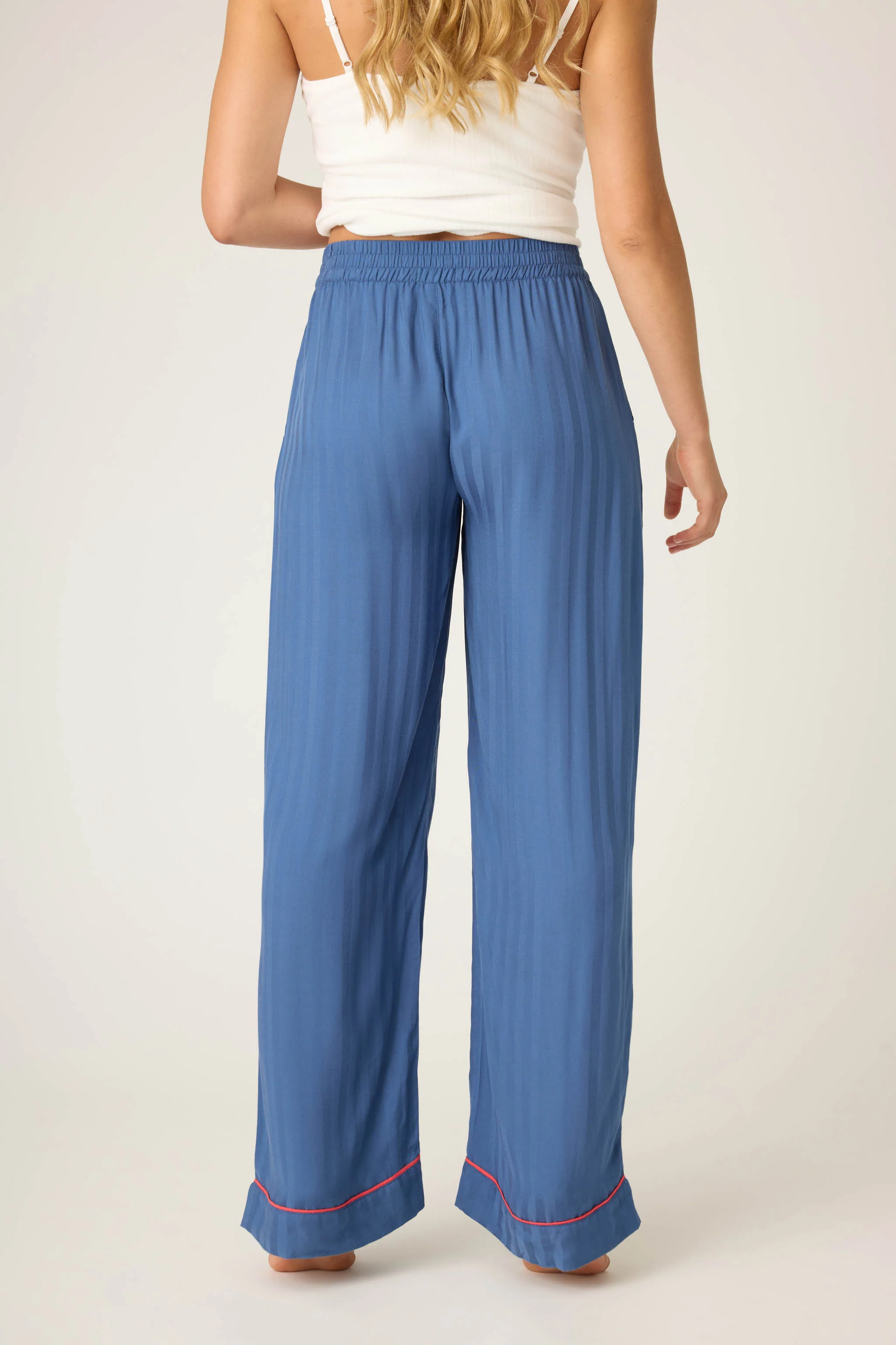 La Rose Striped Open Leg Pants - Image 5