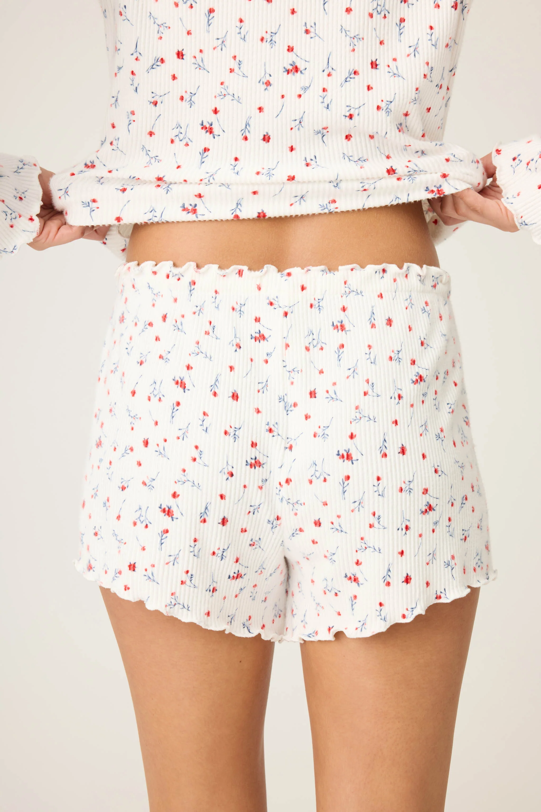 La Rose Ditsy Floral Print Shorts - Image 4