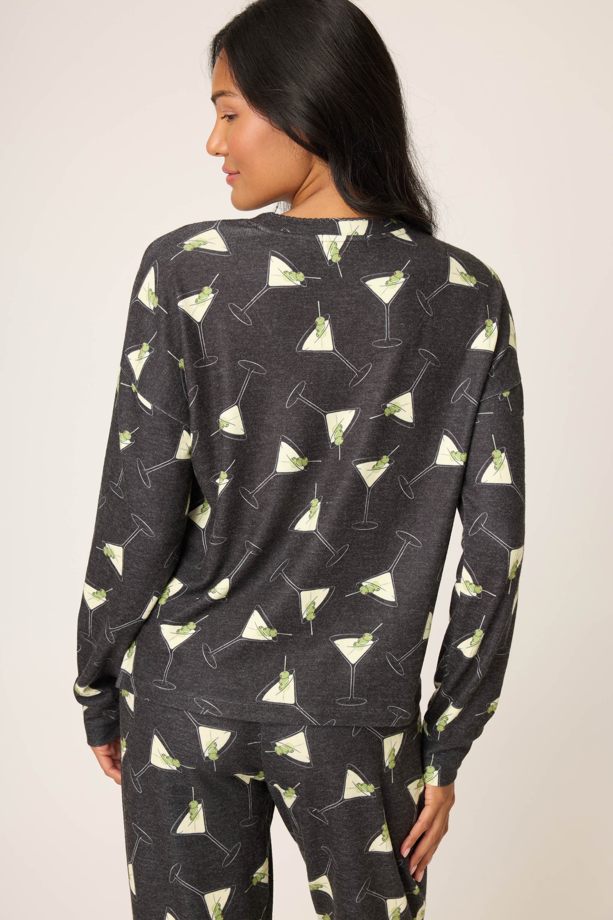 Merrier With A Martini Long Sleeve Top - Image 4