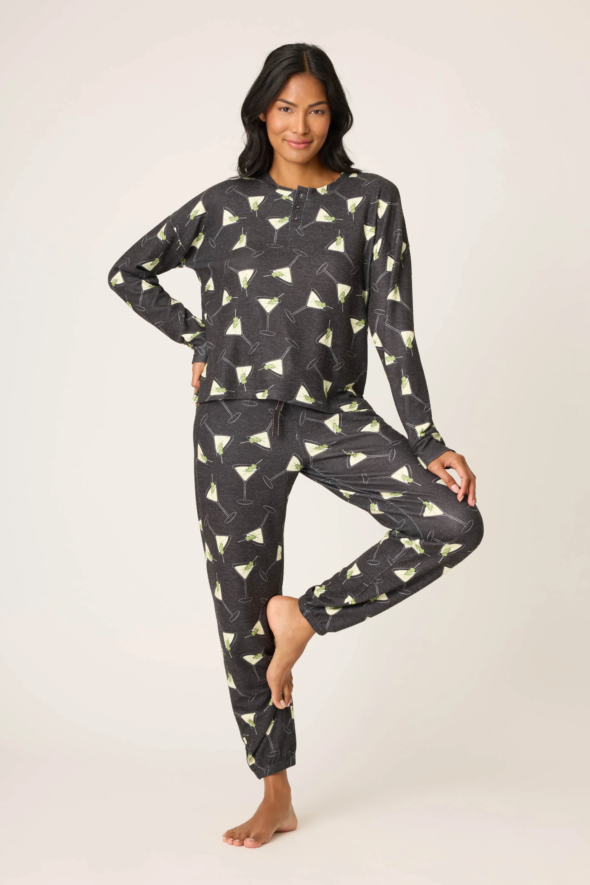 Merrier With A Martini Long Sleeve Top - Image 5