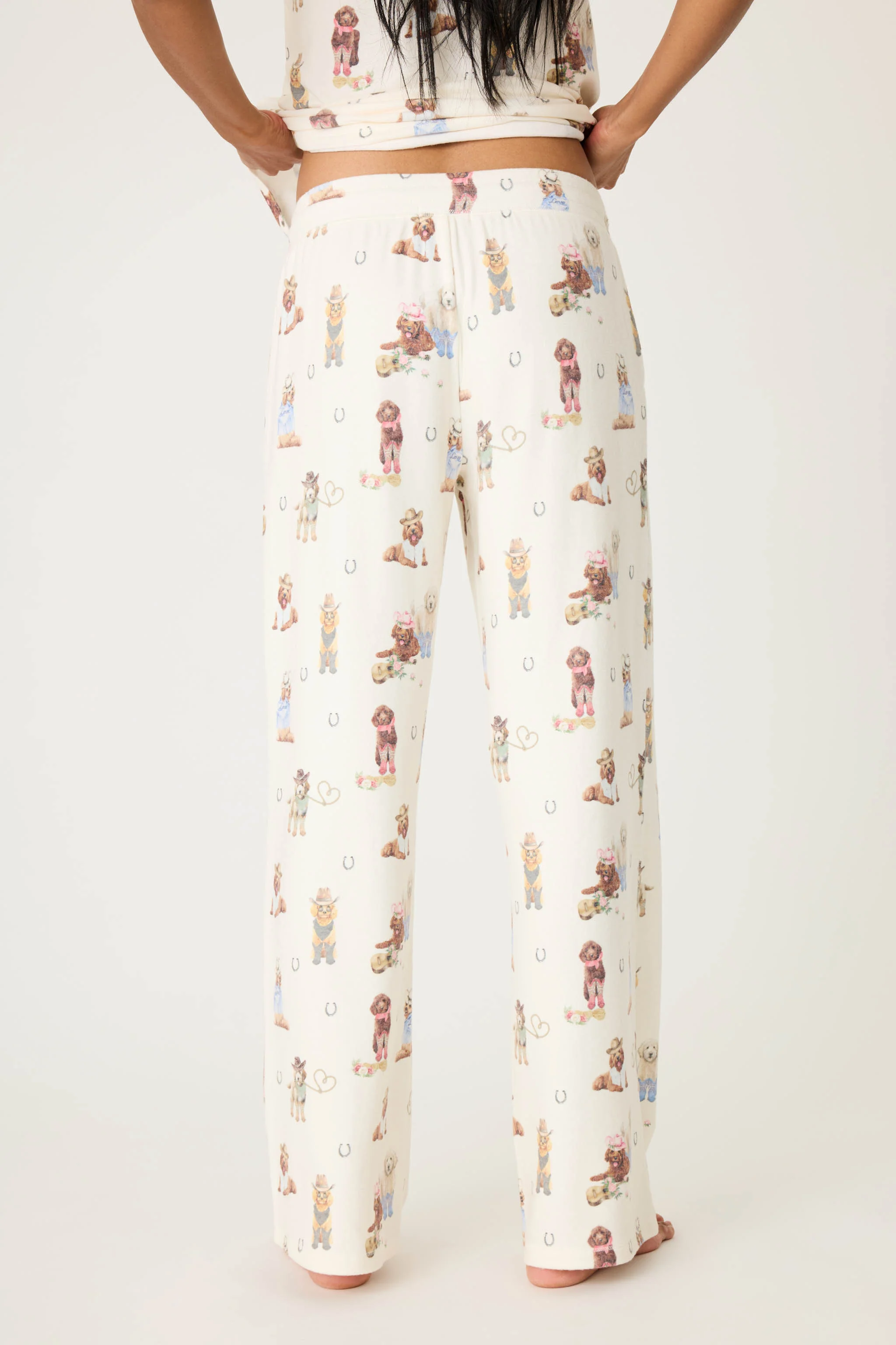 Ruff On The Range Dog Print Open Leg Pant - Image 4