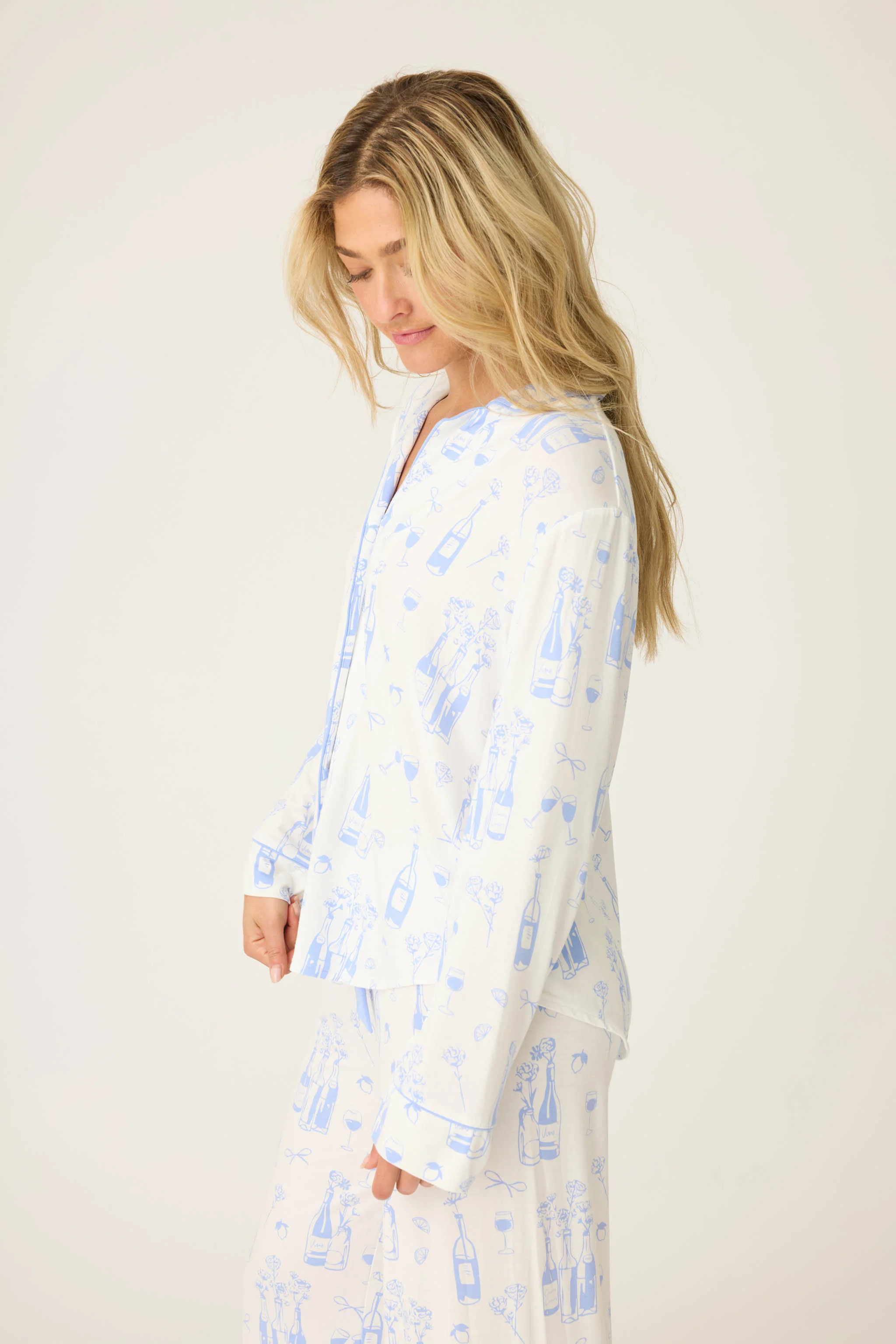 Parisian Dream Whimsical Print Long Sleeve Top - Image 6