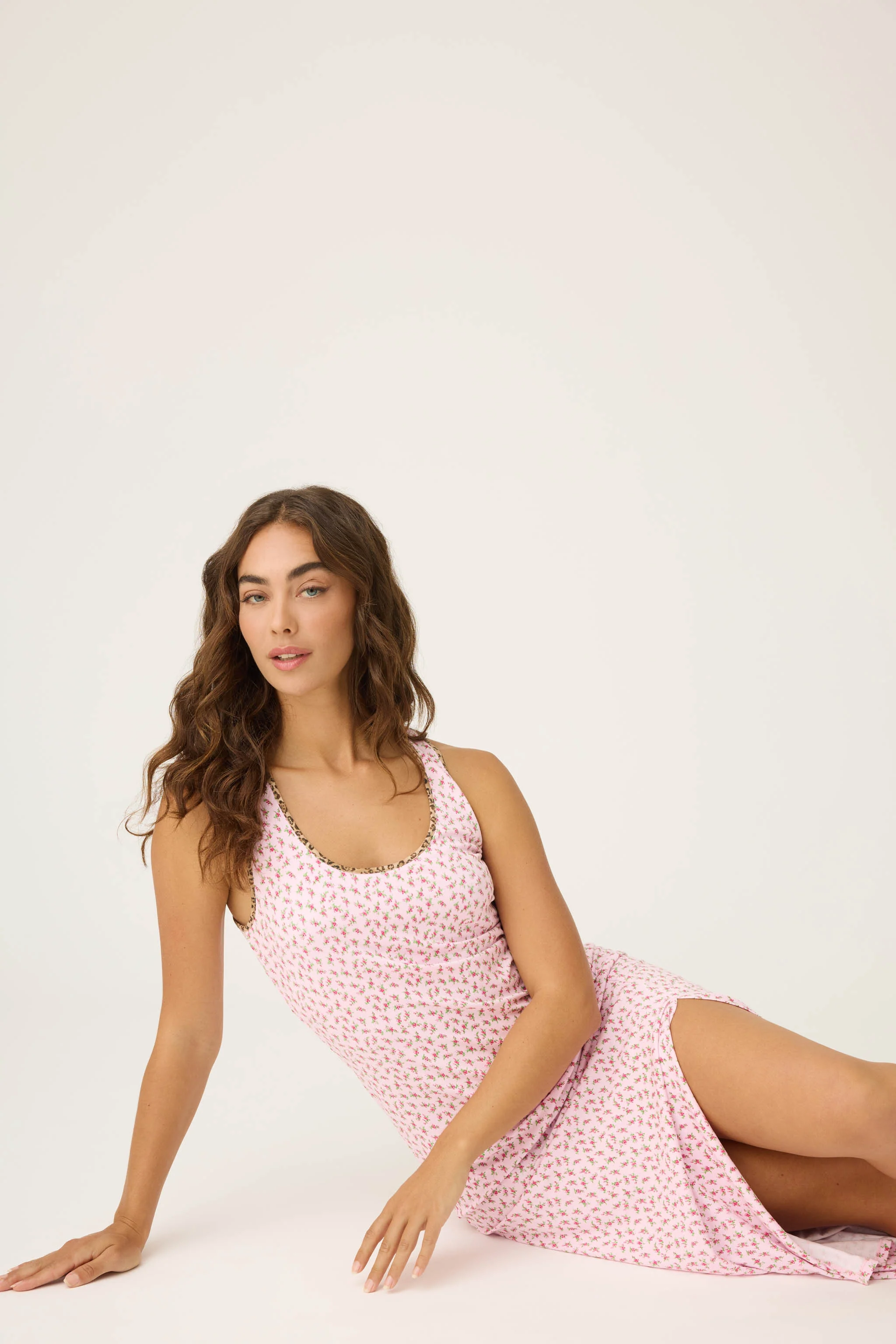 Ditsy Floral Print Midi Dress - Image 5