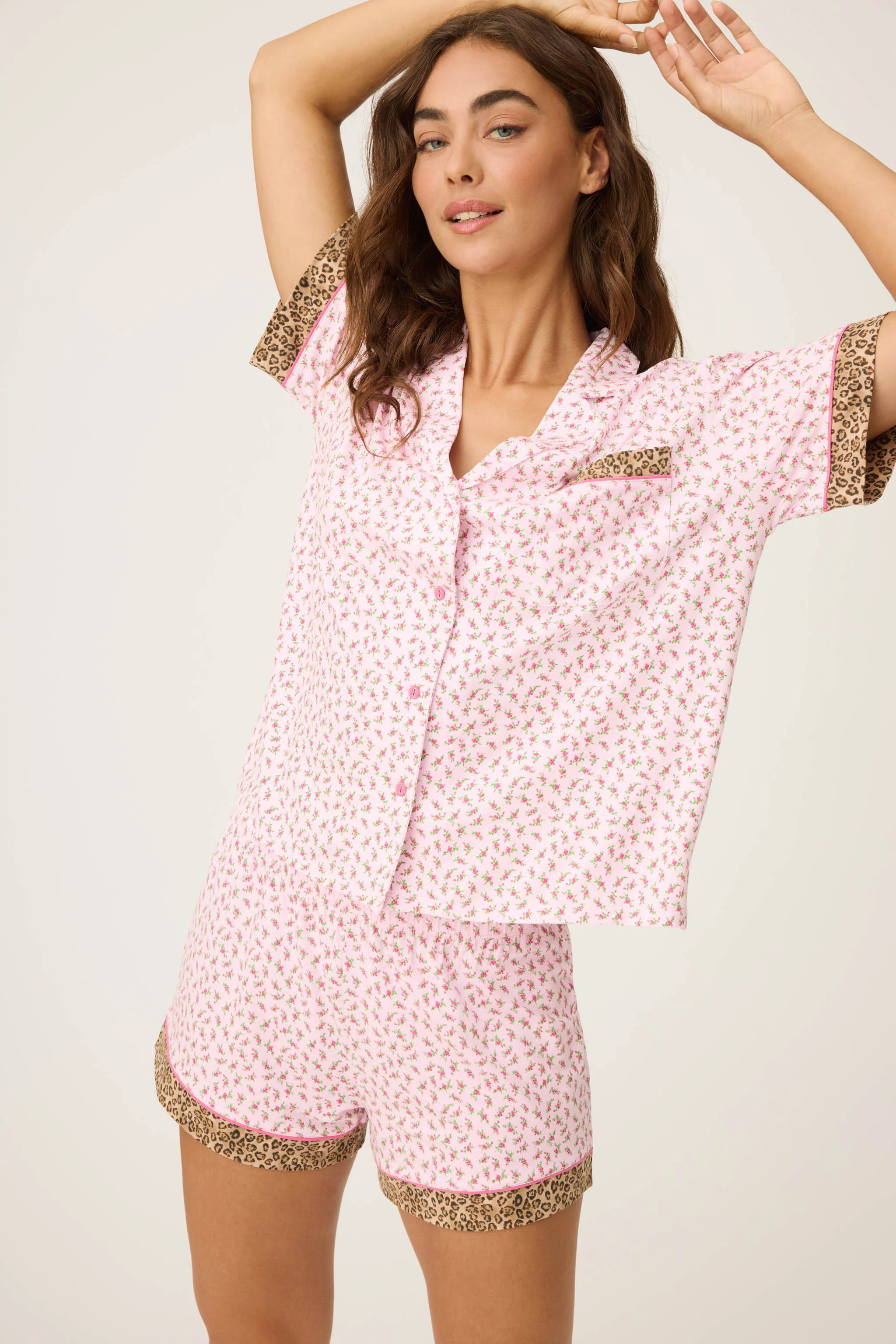Ditsy Floral Print Shorts Set - Image 3