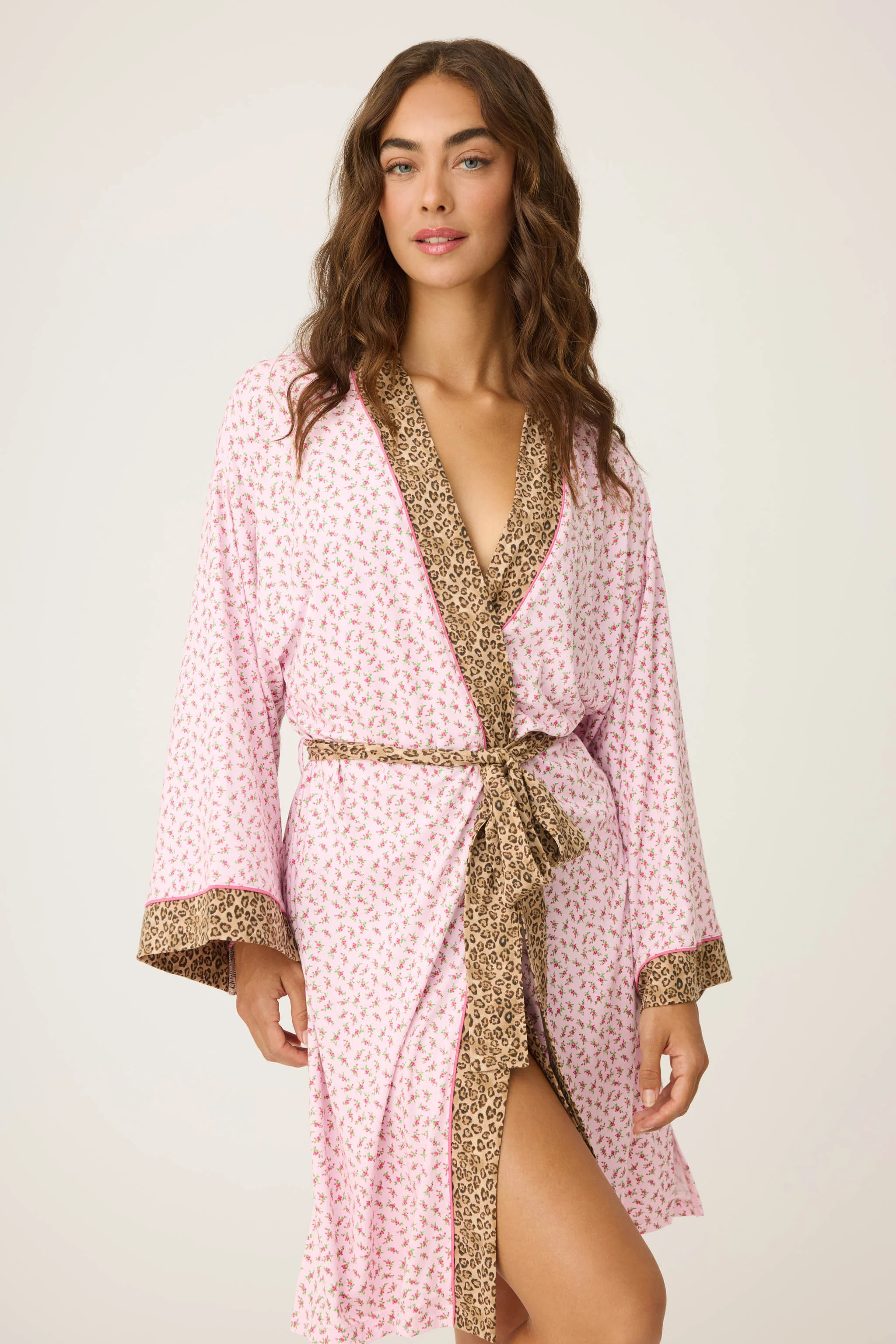 Ditsy Floral Print Robe - Image 3