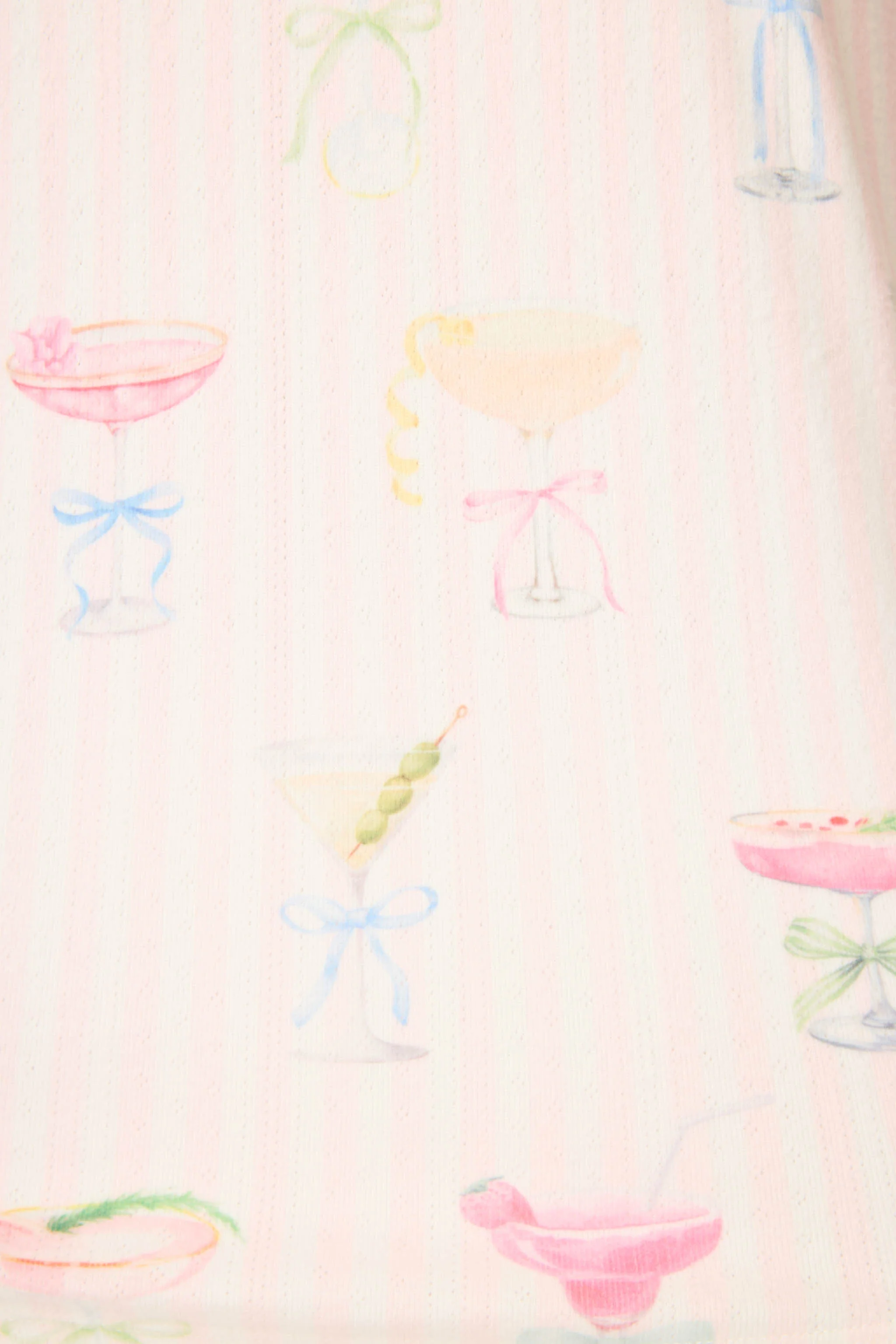 Pretty Punch Cocktail Print Open Leg Pants - Image 7