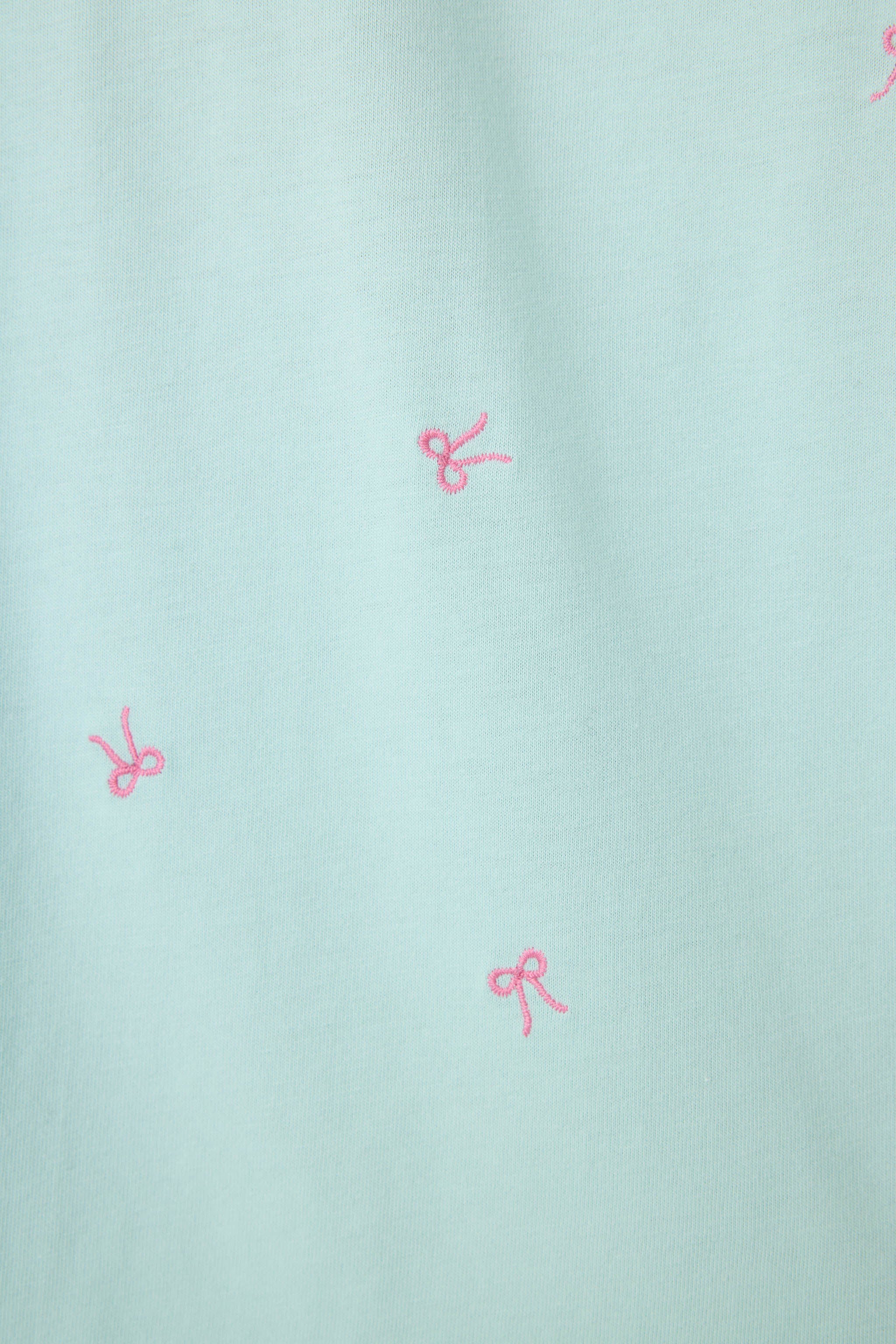 Pretty Punch Bow Print Loungewear Short Set - Image 7