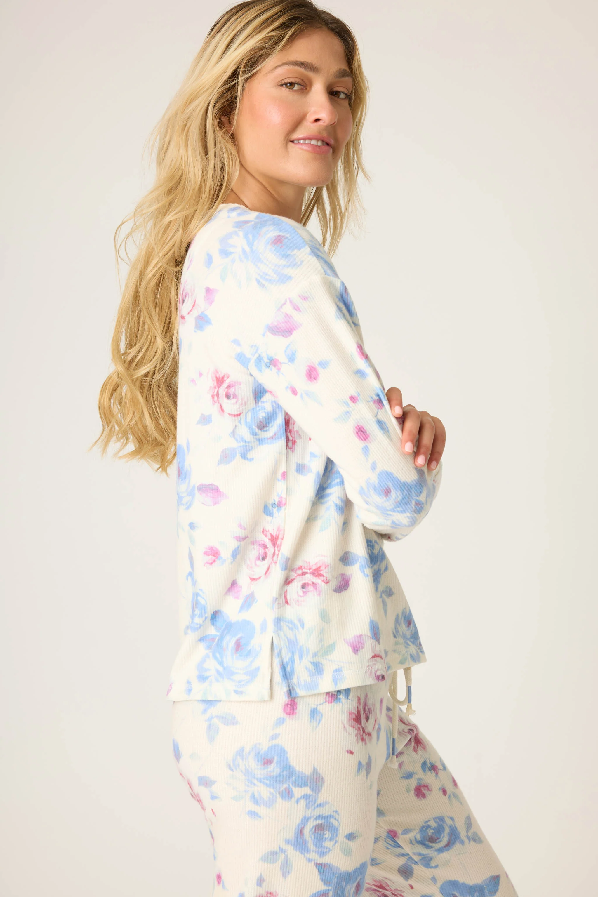 Rodeo Rose Floral Long Sleeve Top - Image 2