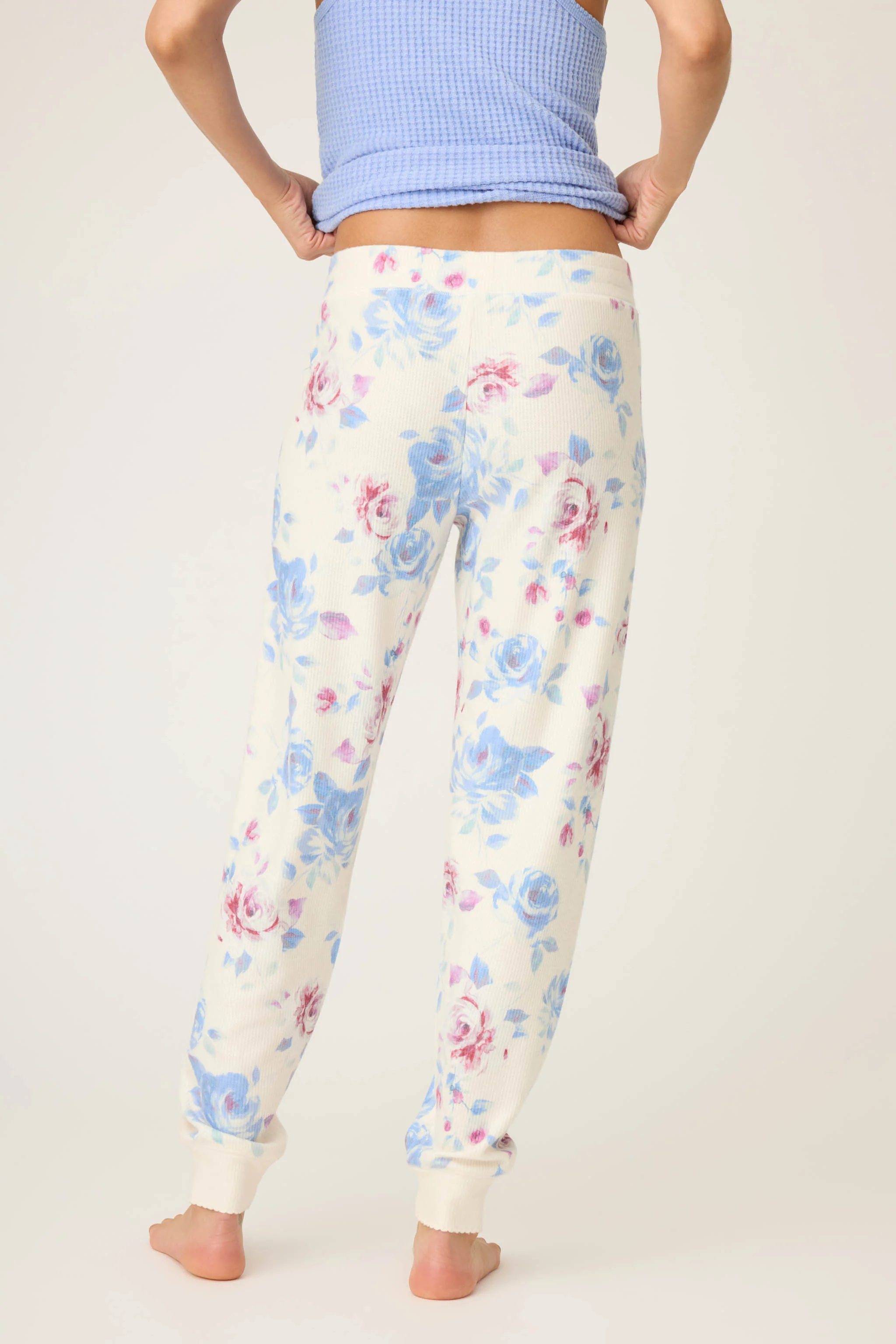 Rodeo Rose Floral Banded Pants - Image 2