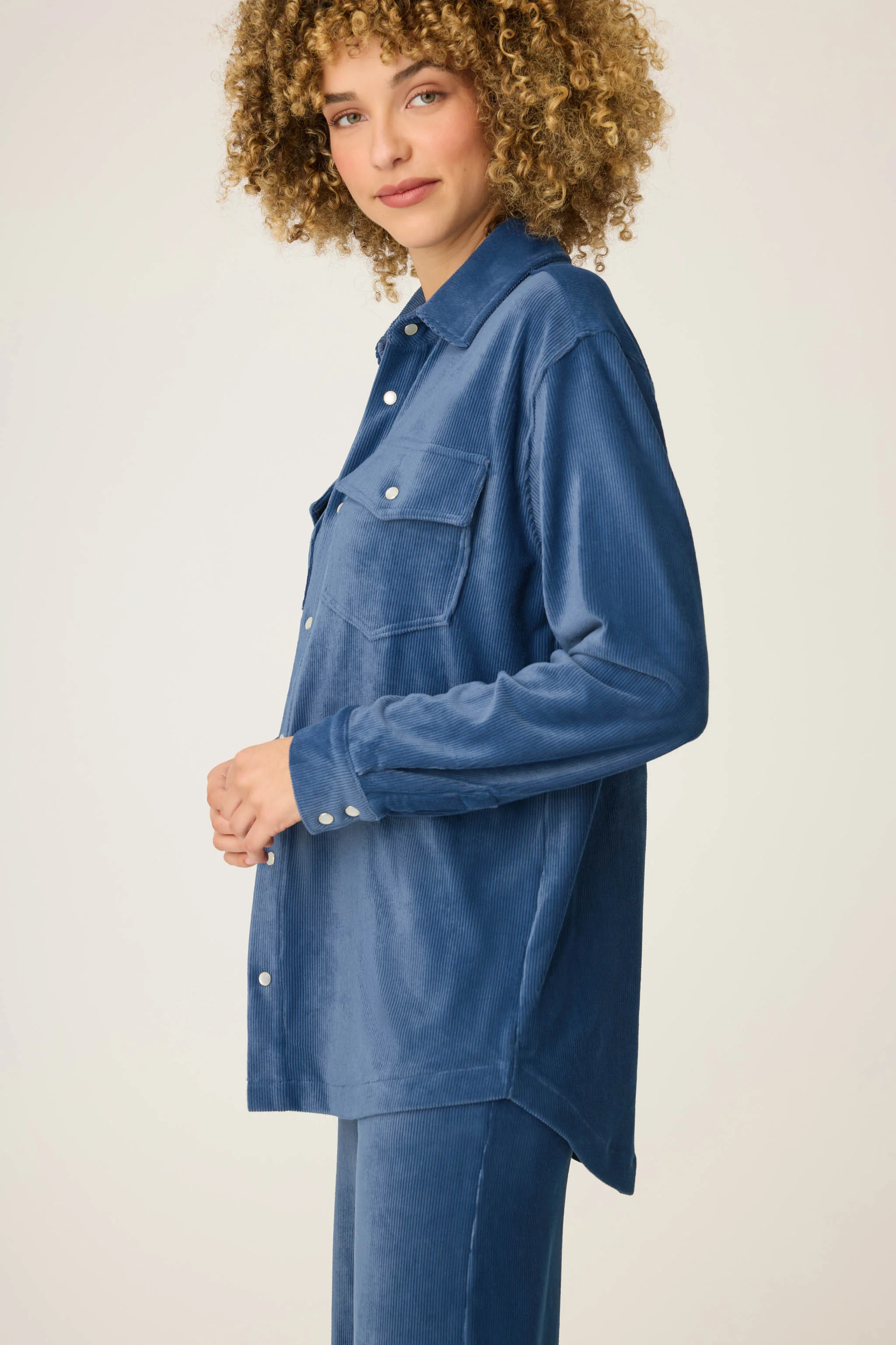 Craving Corduroy Long Sleeve Button Up Shirt - Image 2
