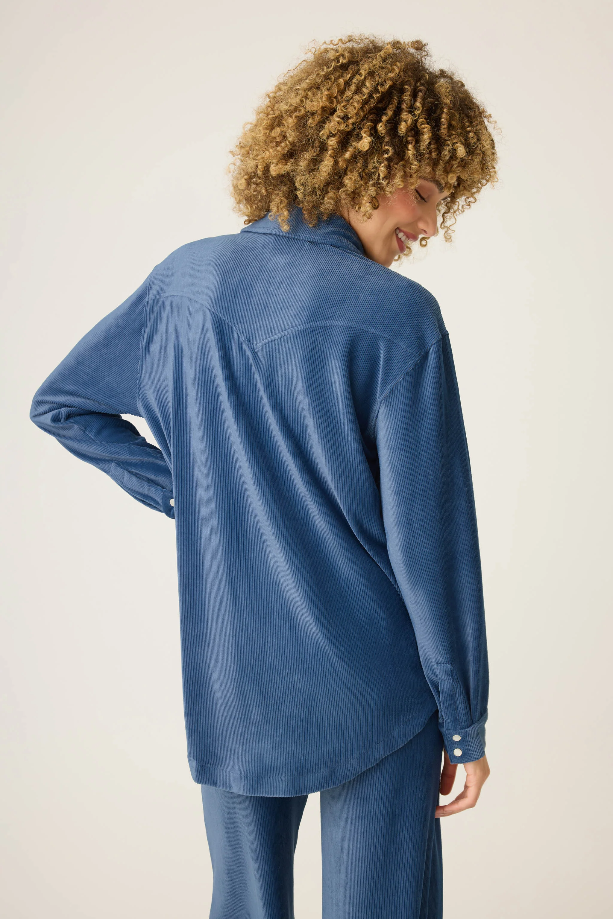 Craving Corduroy Long Sleeve Button Up Shirt - Image 4